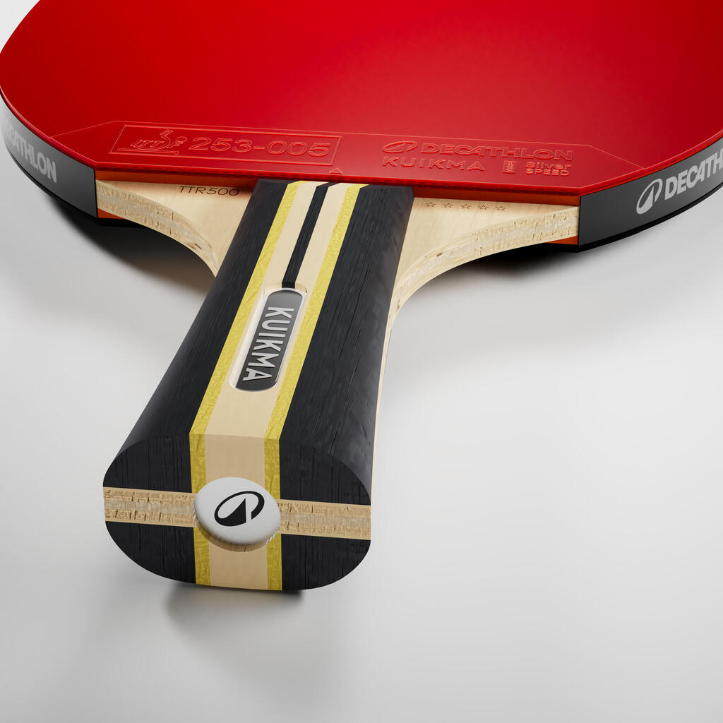 Raquette de tennis de table TTR 560 speed carbone 5* ITTF club