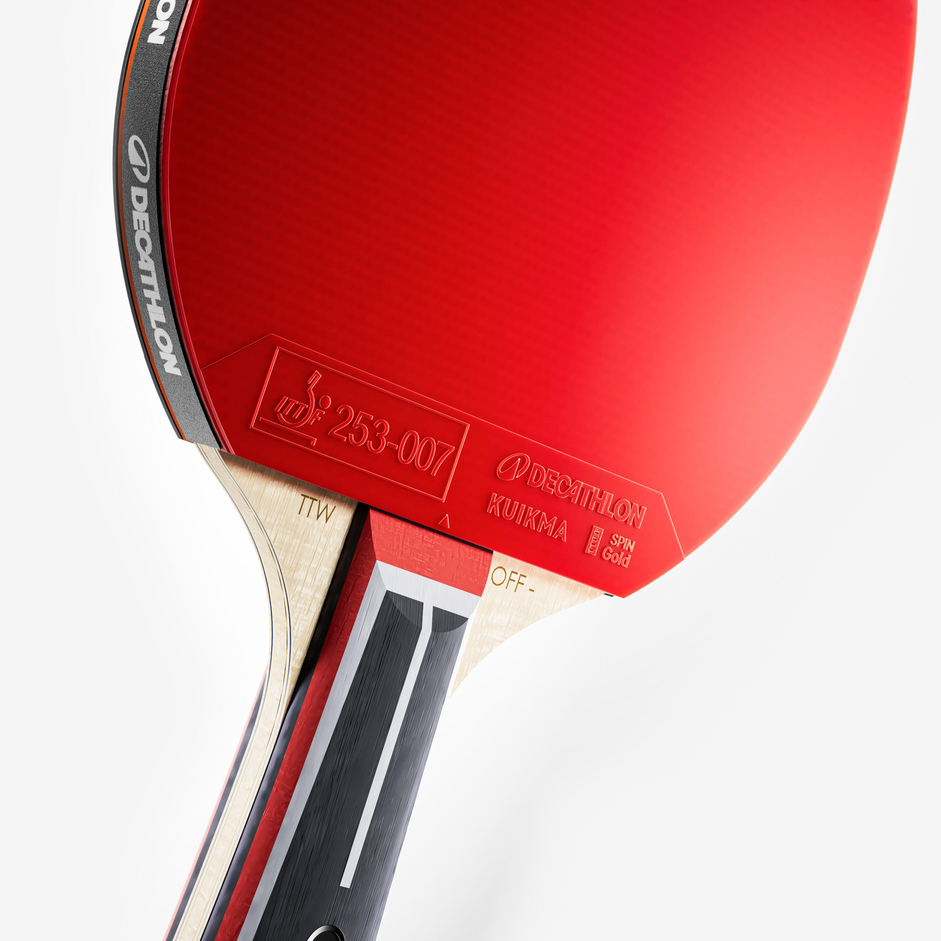 Table Tennis Paddle Carbon 7* - TTR 930 ITTF Club - PONGORI