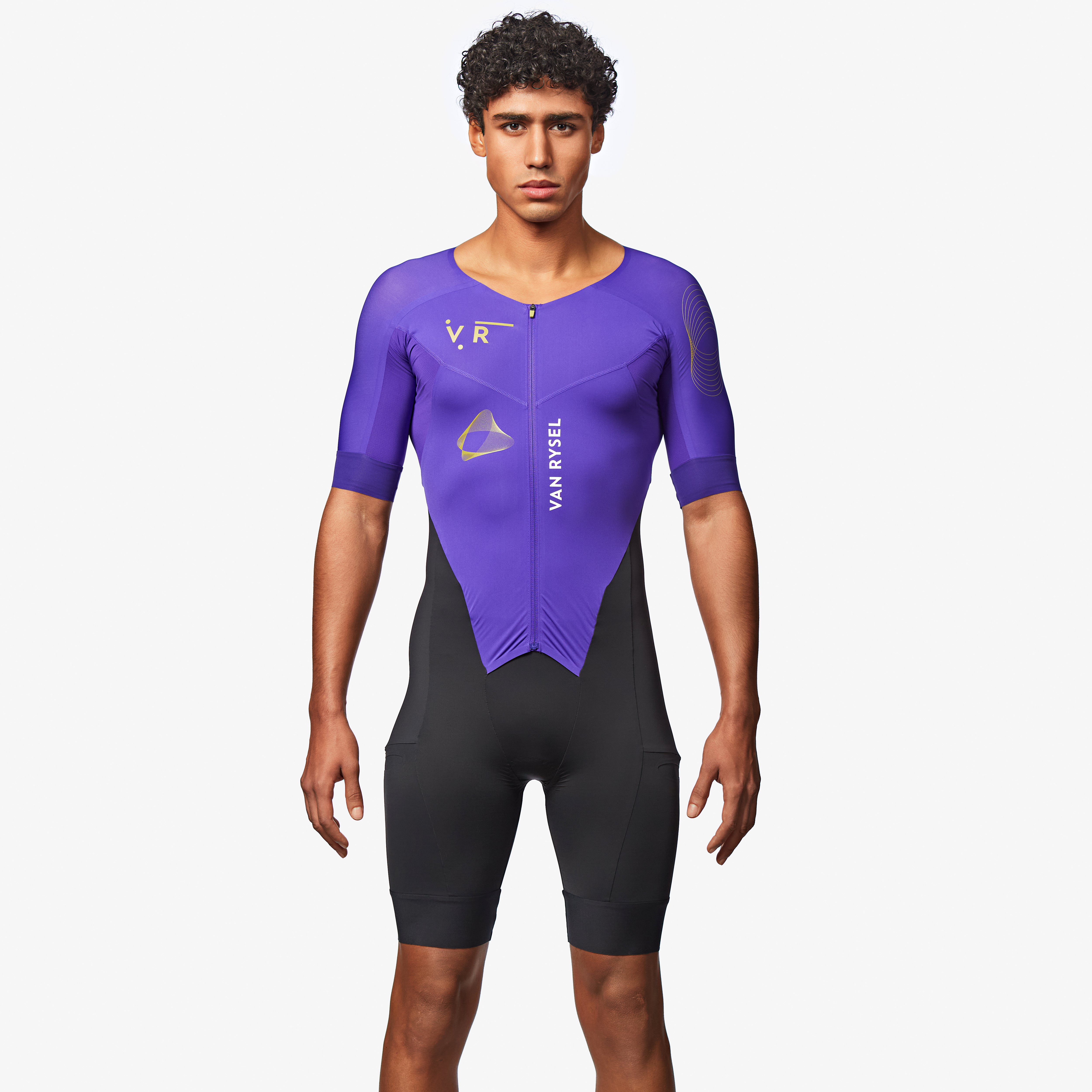 Combinaison trifonction triathlon longue distance homme - Triathlon - VAN RYSEL- Clubs - Entreprises - Collectivités - Associations