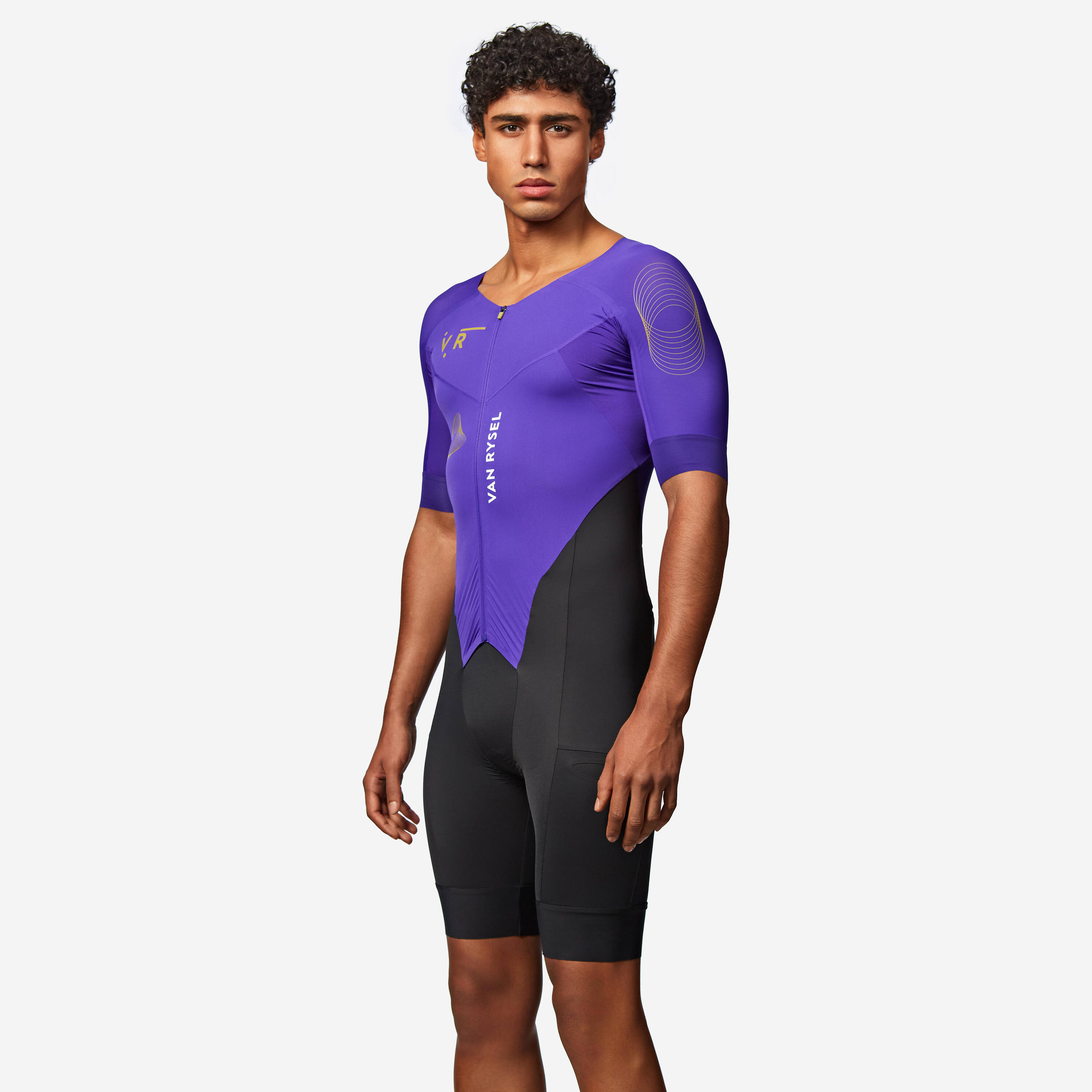Men Triathlon Trisuit - Purple -  2