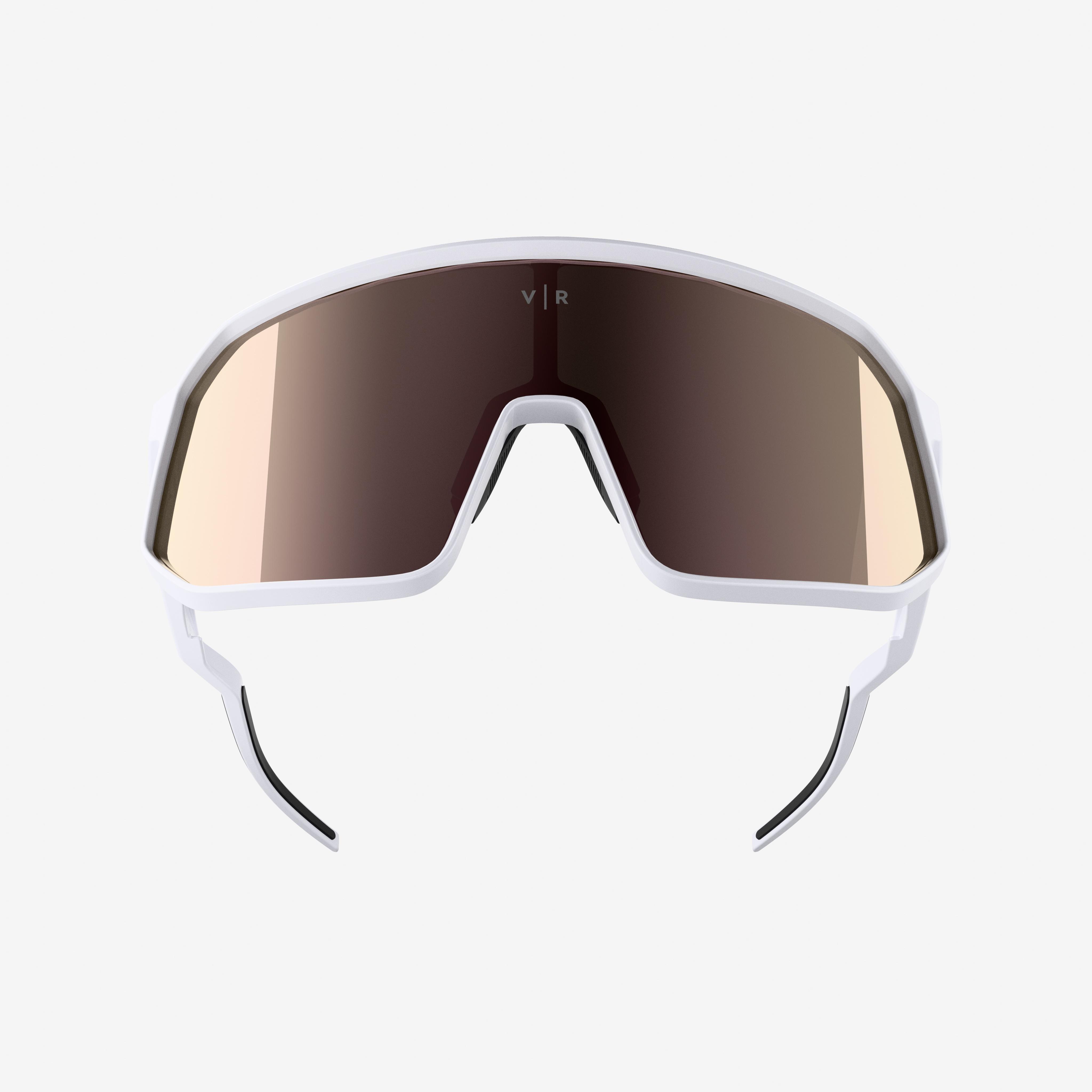 Adult Cycling Cat 3 Sunglasses RCR Perf 900 - White/Pink