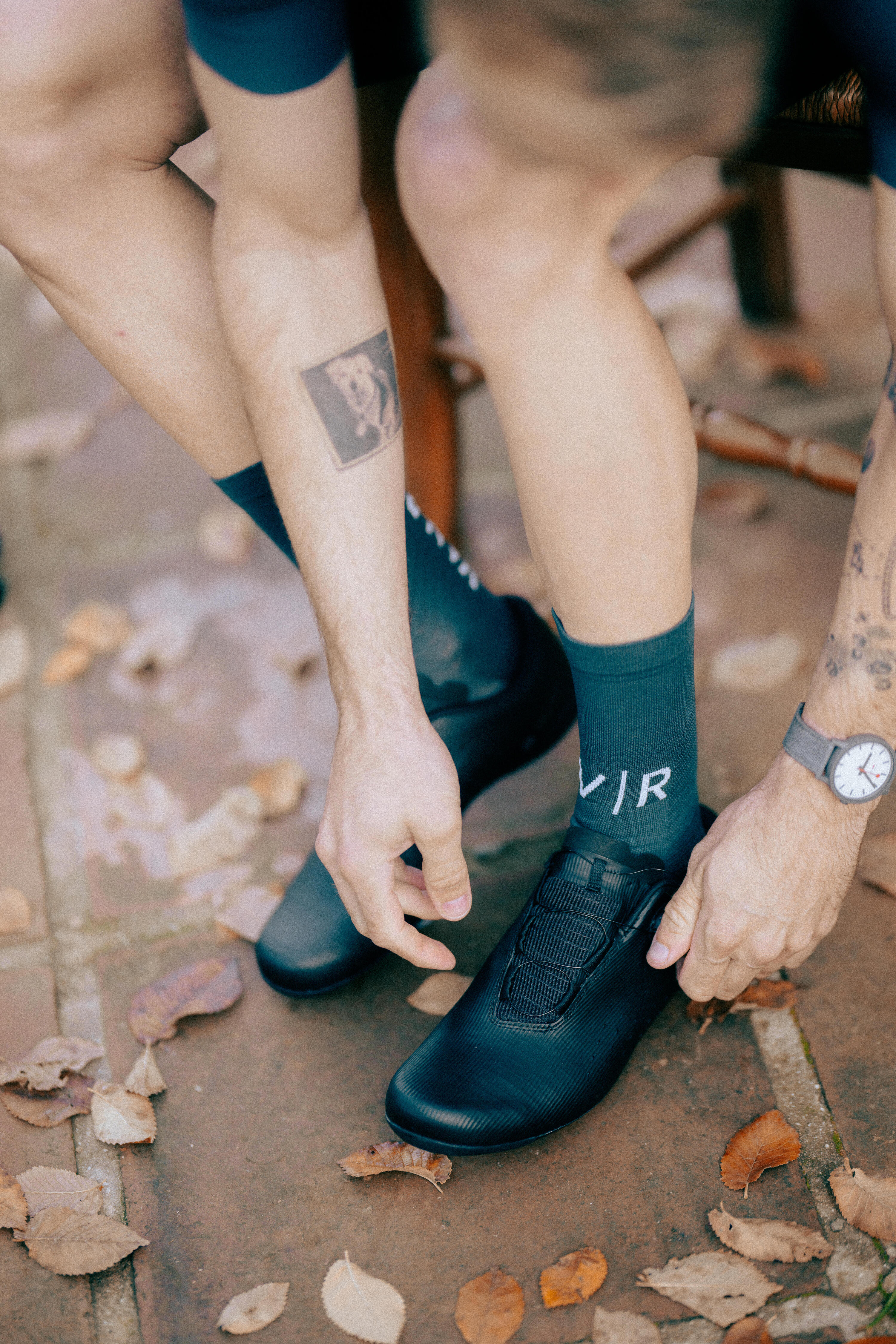Rennrad Socken "EDR" grün 14/14