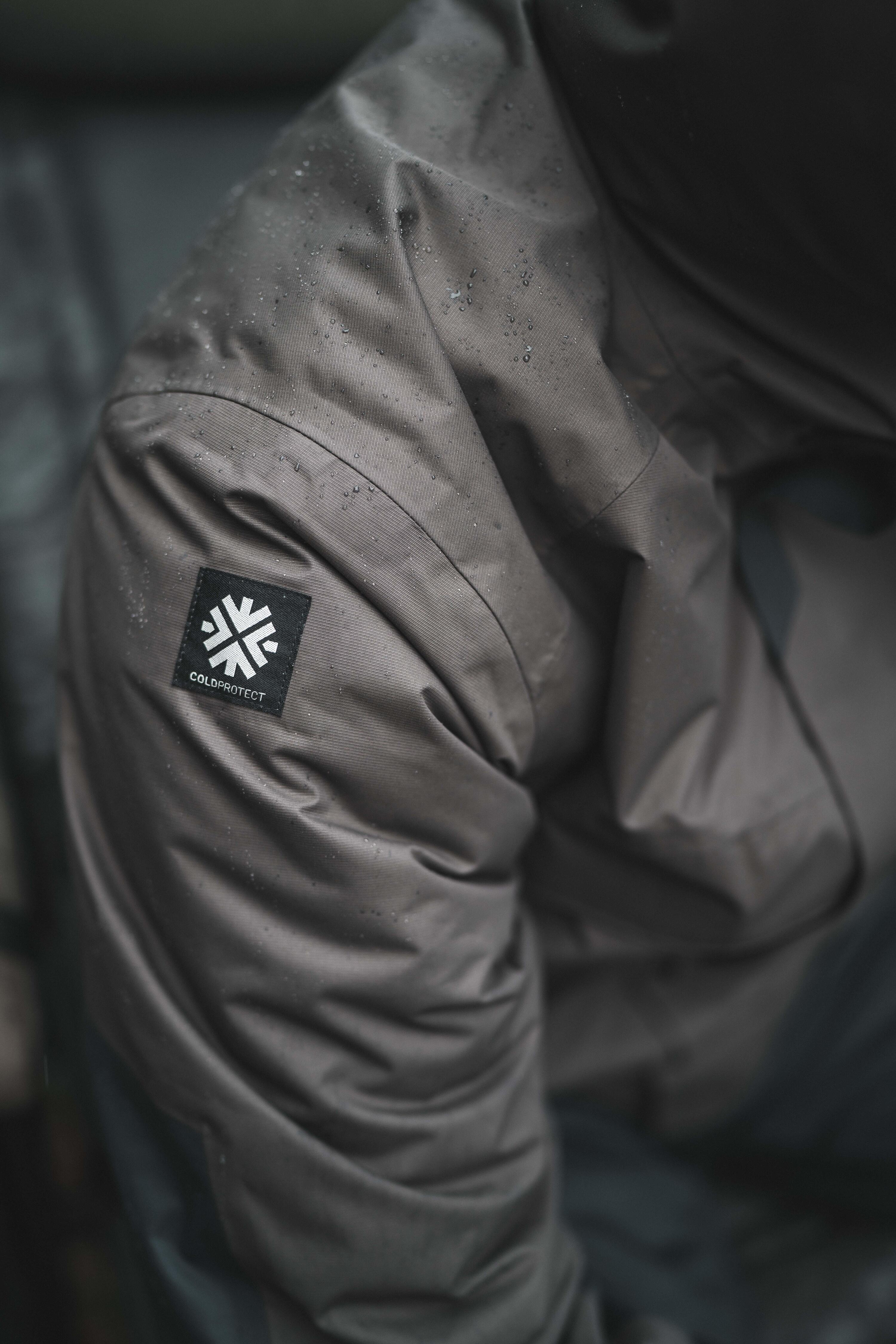 Veste de pêche imperméable chaude Homme - FJ 500 TH kaki 17/17