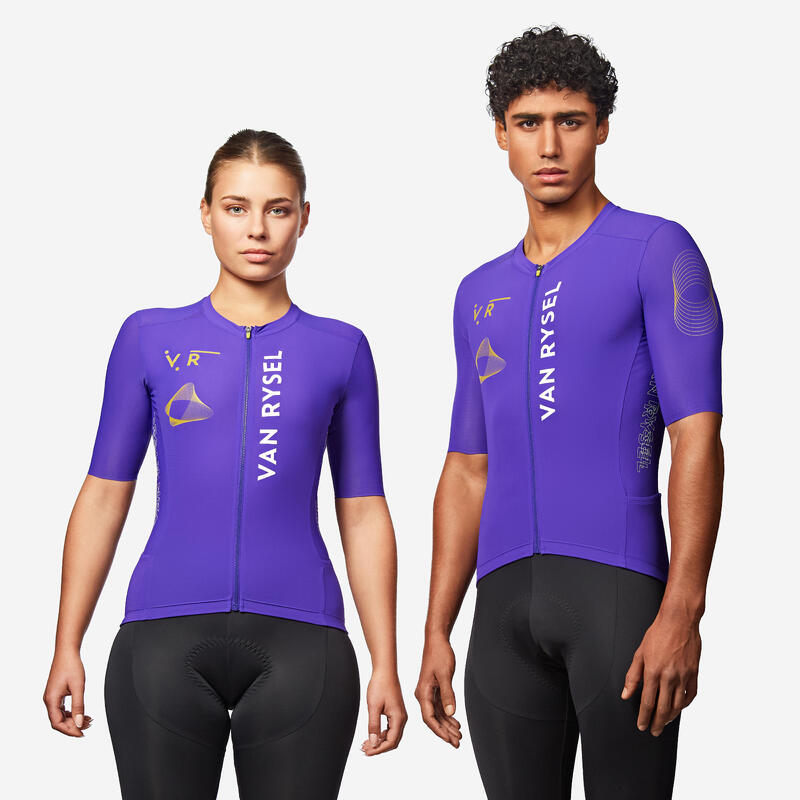 Maillot de vélo route manches courtes été unisexe - RACER 2