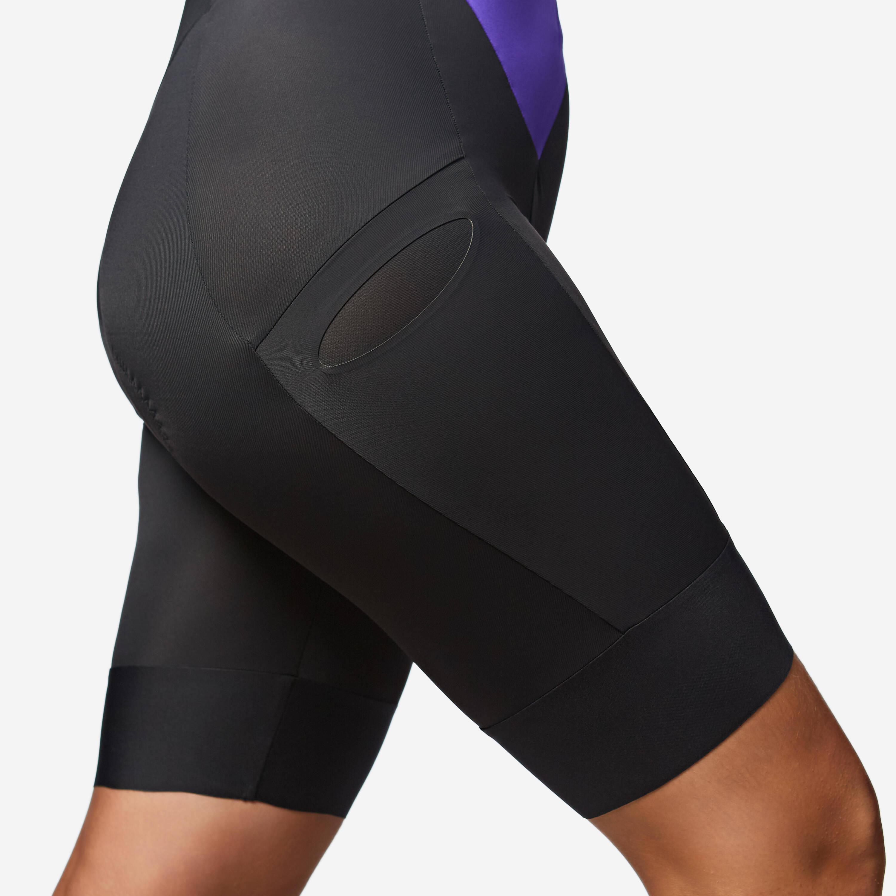 Women Triathlon Trisuit Quick Dry & Breathable - Black & Purple -  5