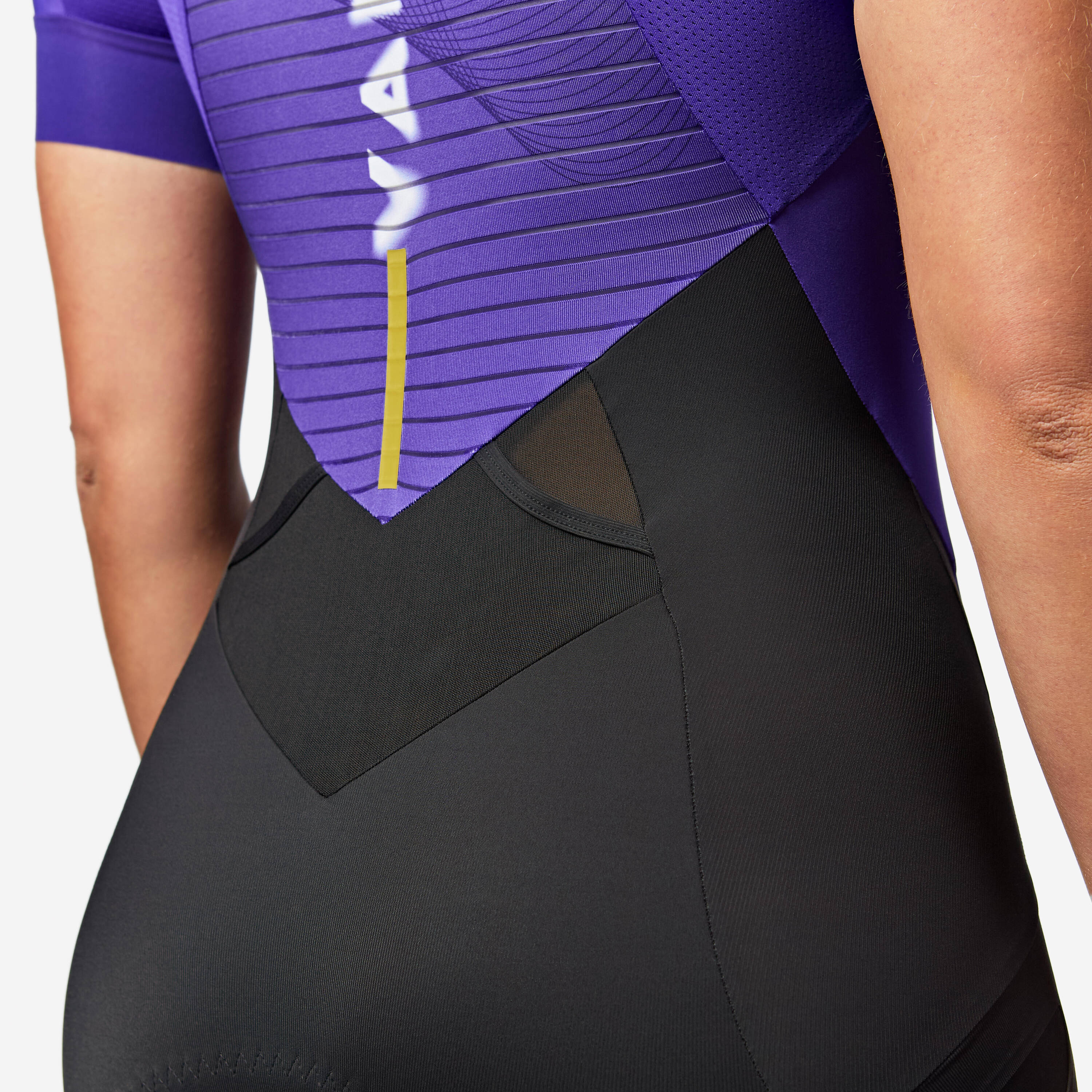 Women Triathlon Trisuit Quick Dry & Breathable - Black & Purple -  4