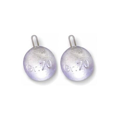 Piombo pesca in mare surfcasting Fonderia Roma Sfera con anello inox 2 pezzi