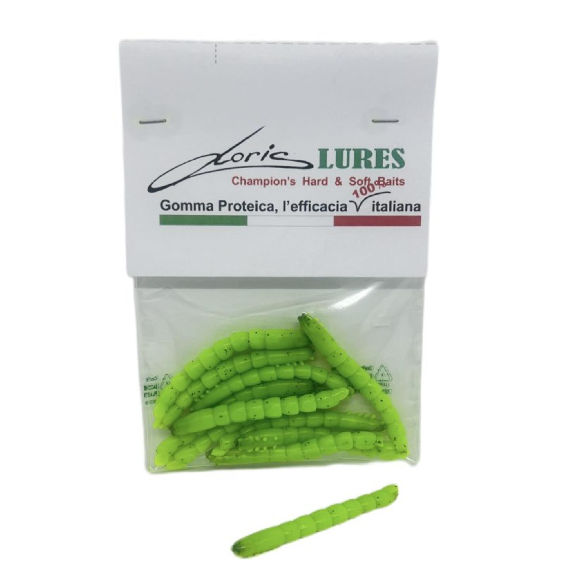 ANTICHE PASTURE Esca morbida in gomma proteica pesca alla trota spinning Loris Lures Caimano