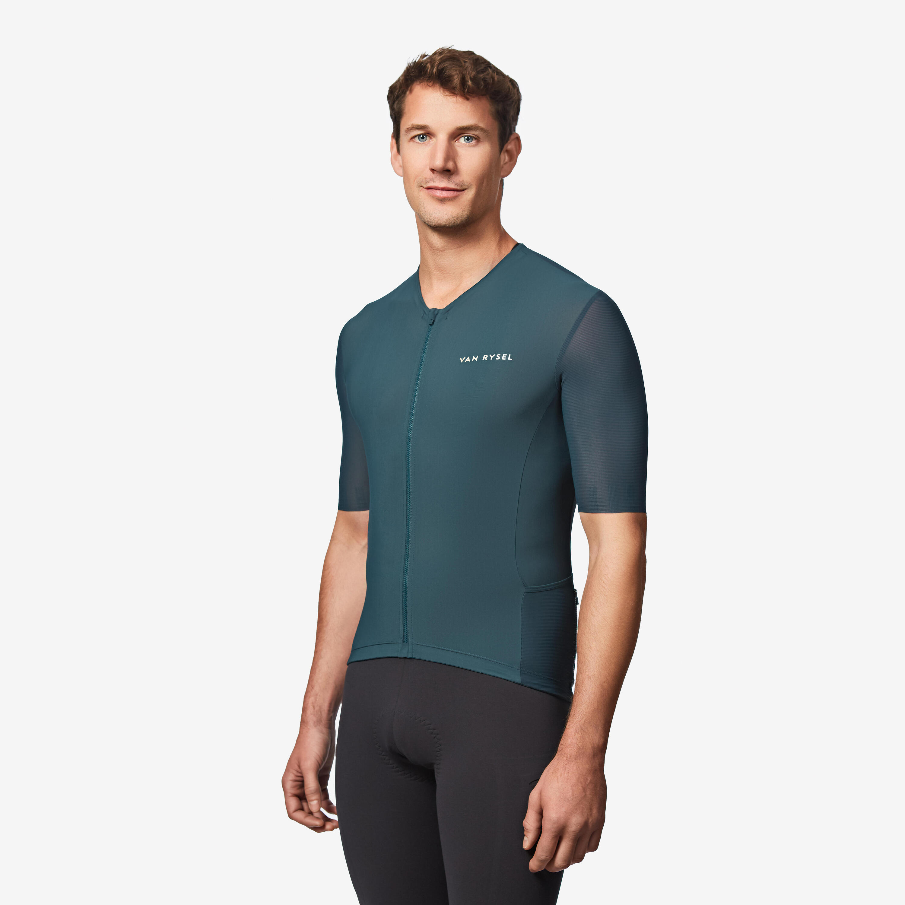 Maglia ciclismo uomo Van Rysel EDR ULTRA verde 3/11