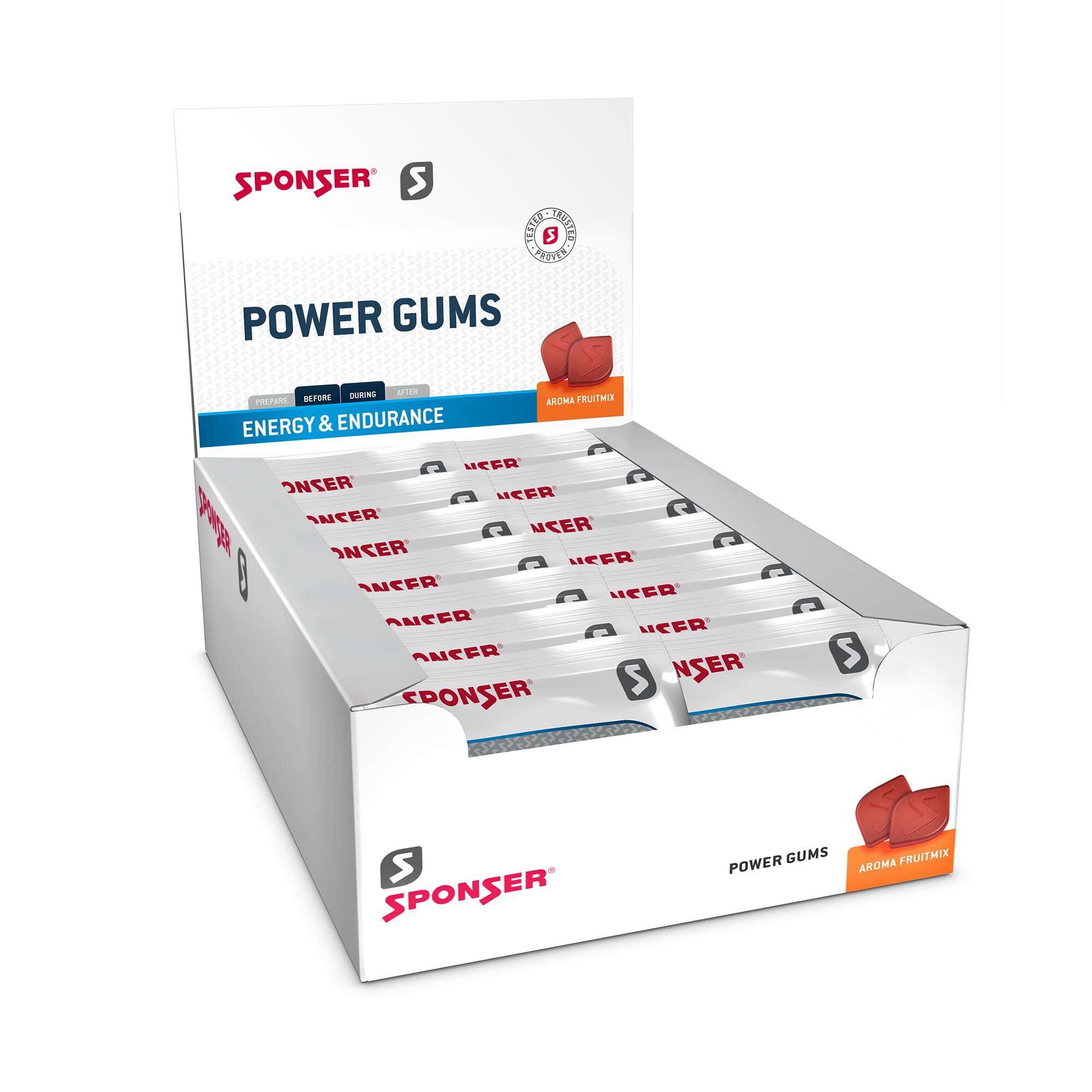 SPORTS NUTRITION GUMS - SPONSER FRUIT MIX POWER GUMS 2/2