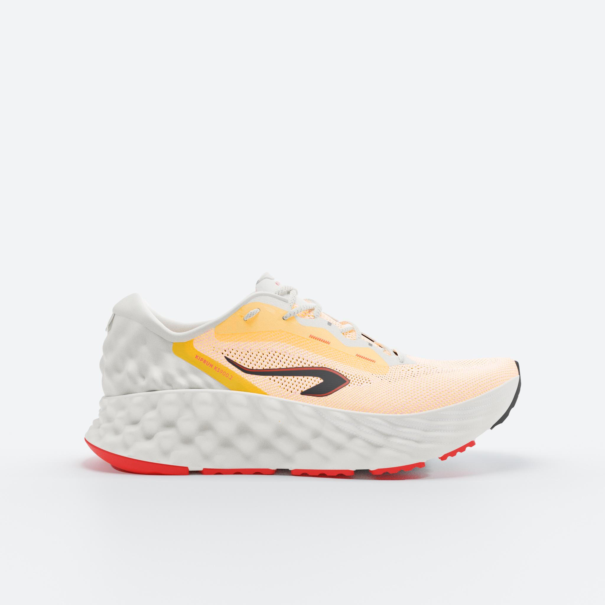 Hardloopschoenen voor heren KS900.2 wit oranje 7/8