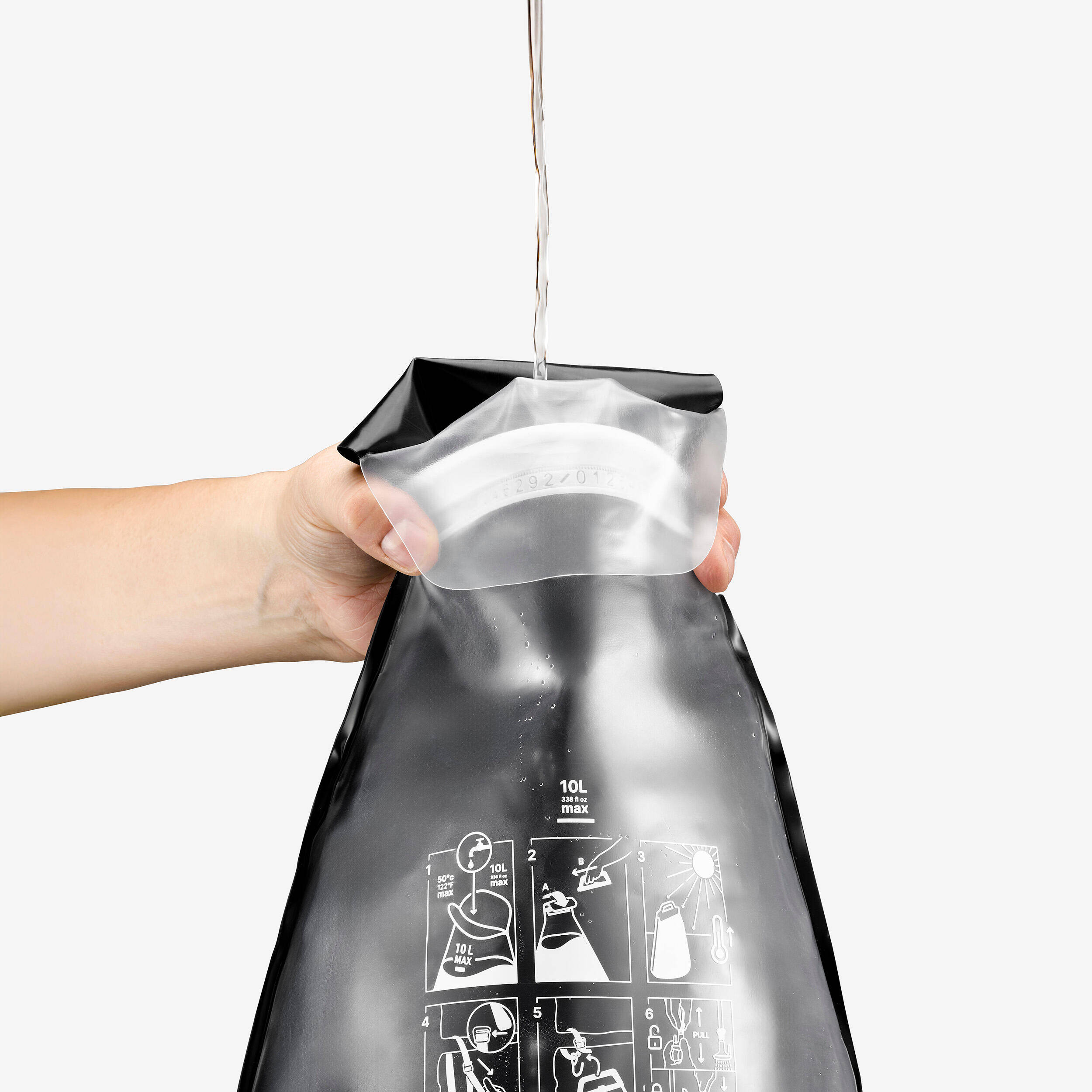SOLAR CAMPING SHOWER - 10 LITRES -  3
