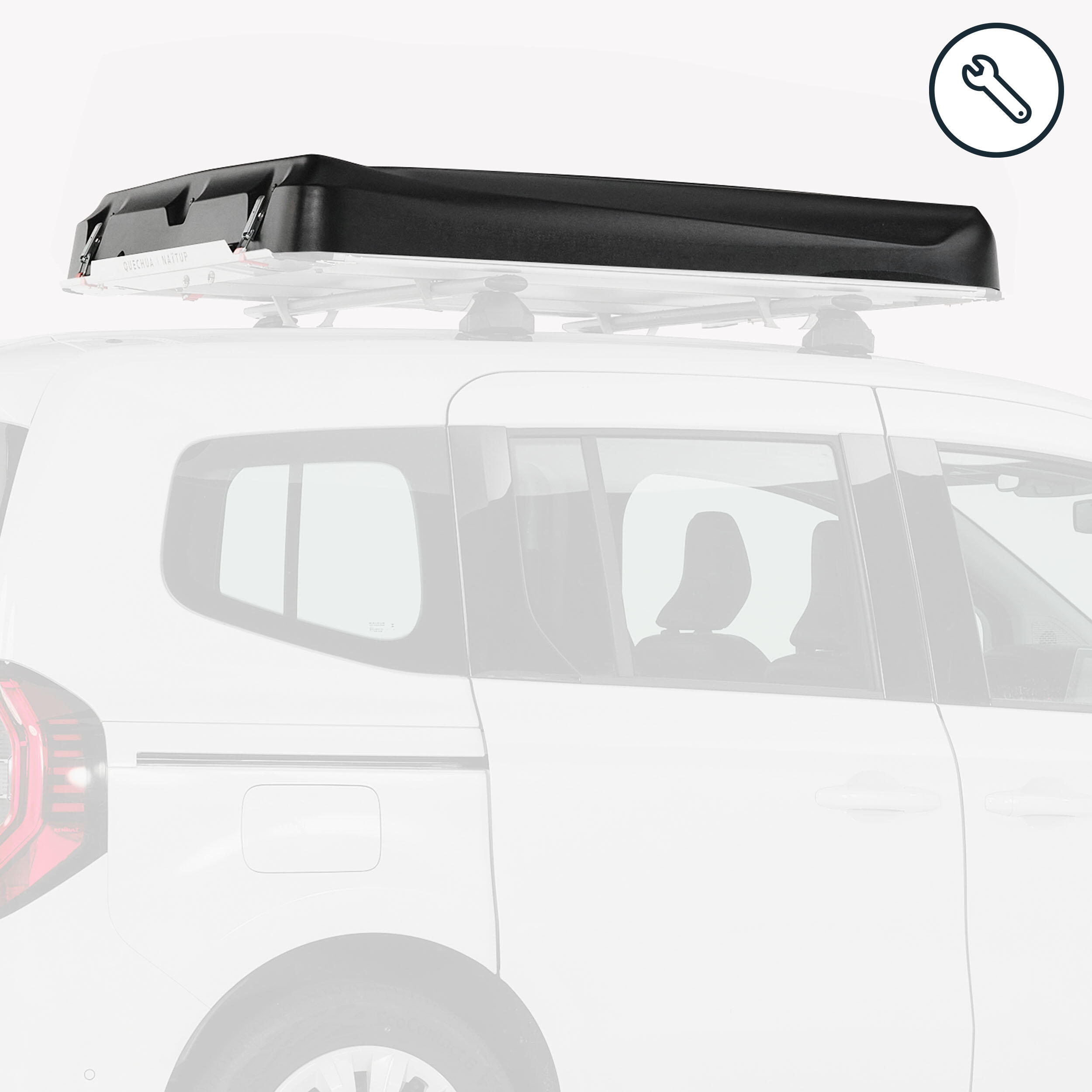 QUECHUA Shell and rivets for the Quechua X NaïtUp Fresh&Black 2-person rooftop tent