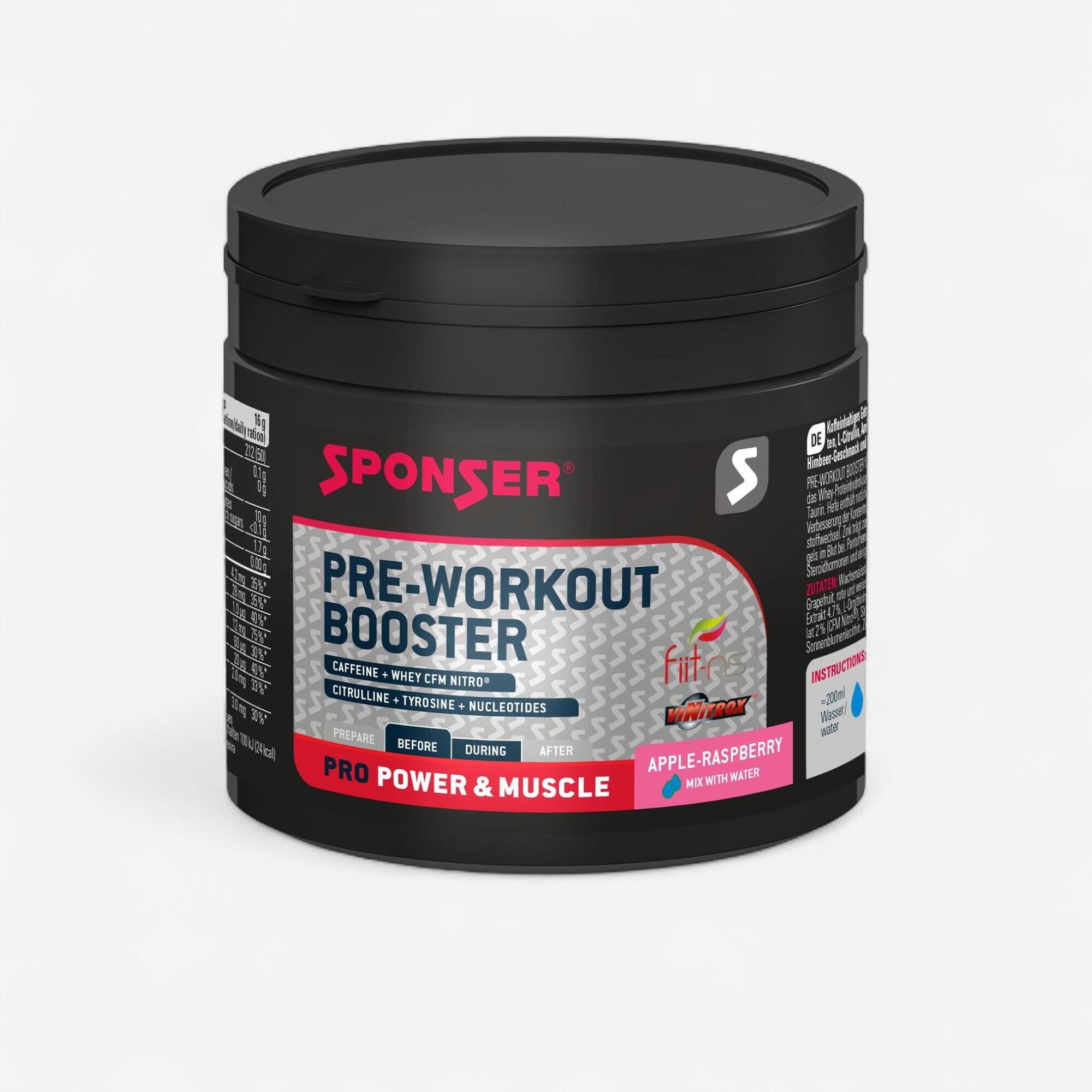 SPONSER PRE WORK OUT ALIMENTAZIONE SPORTIVA - PRE WORK OUT SPONSER MELA LAMPONE