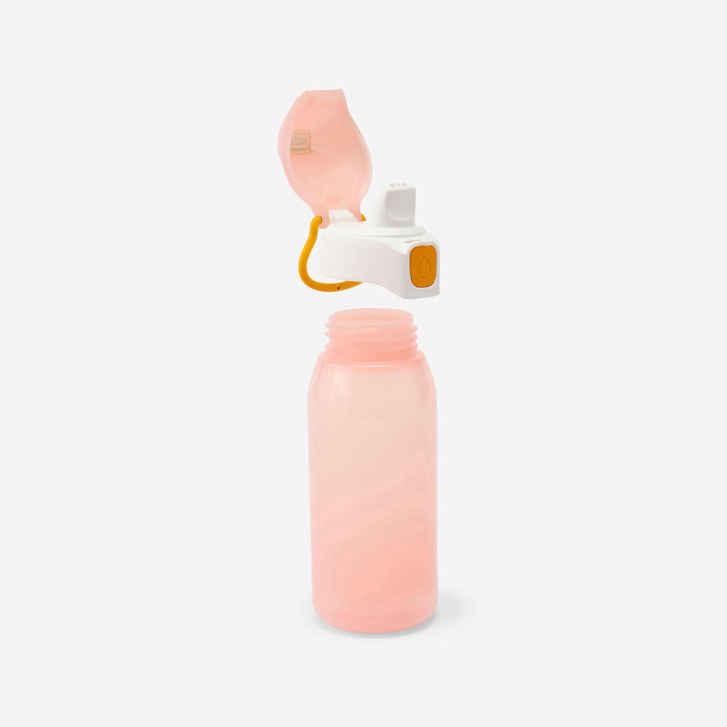Roze dečja flaša za vodu za bicikl 350 ml (3–6 godina)