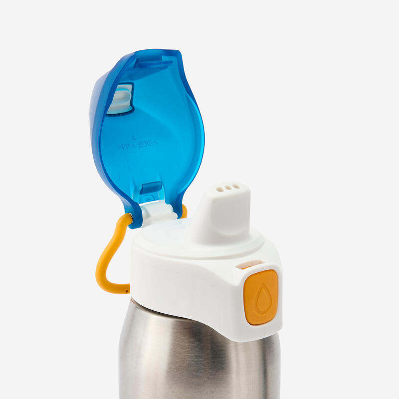 Bidon inox ciclism Albastru 350ml Copii 3-6 ani 