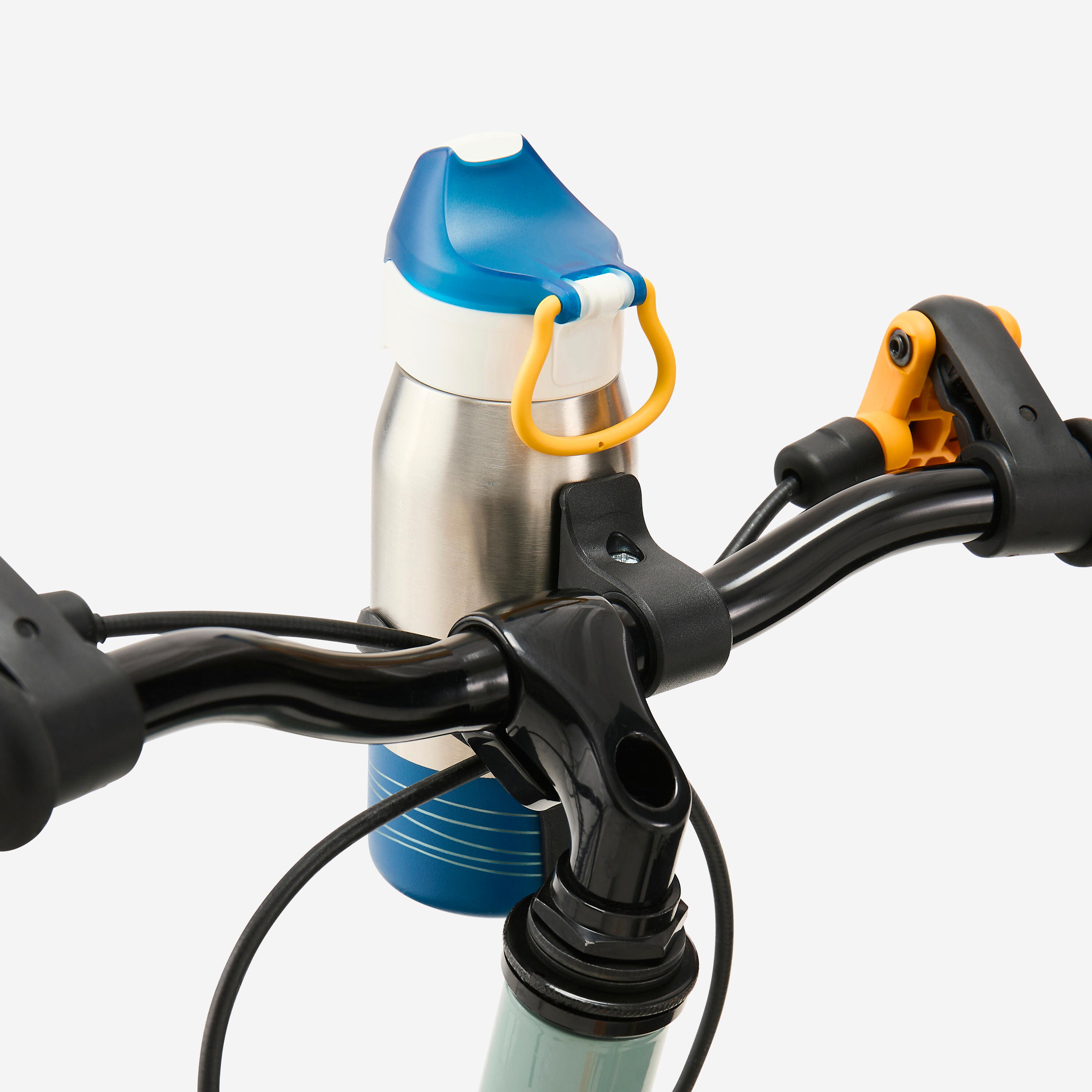 Kids' 3-6 Years 350 ml Stainless Steel Bike Bottle - Blue 9/9