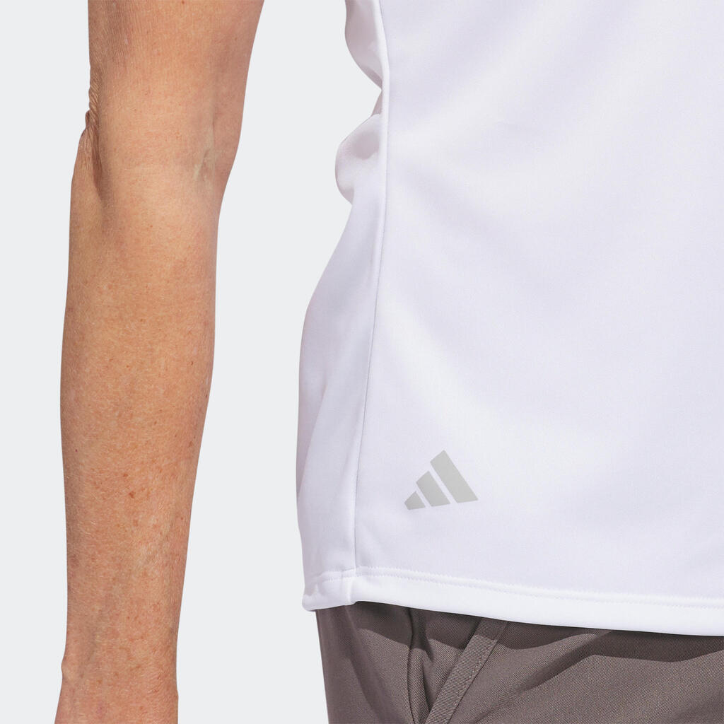 Ženska polo majica za golf, Adidas bela