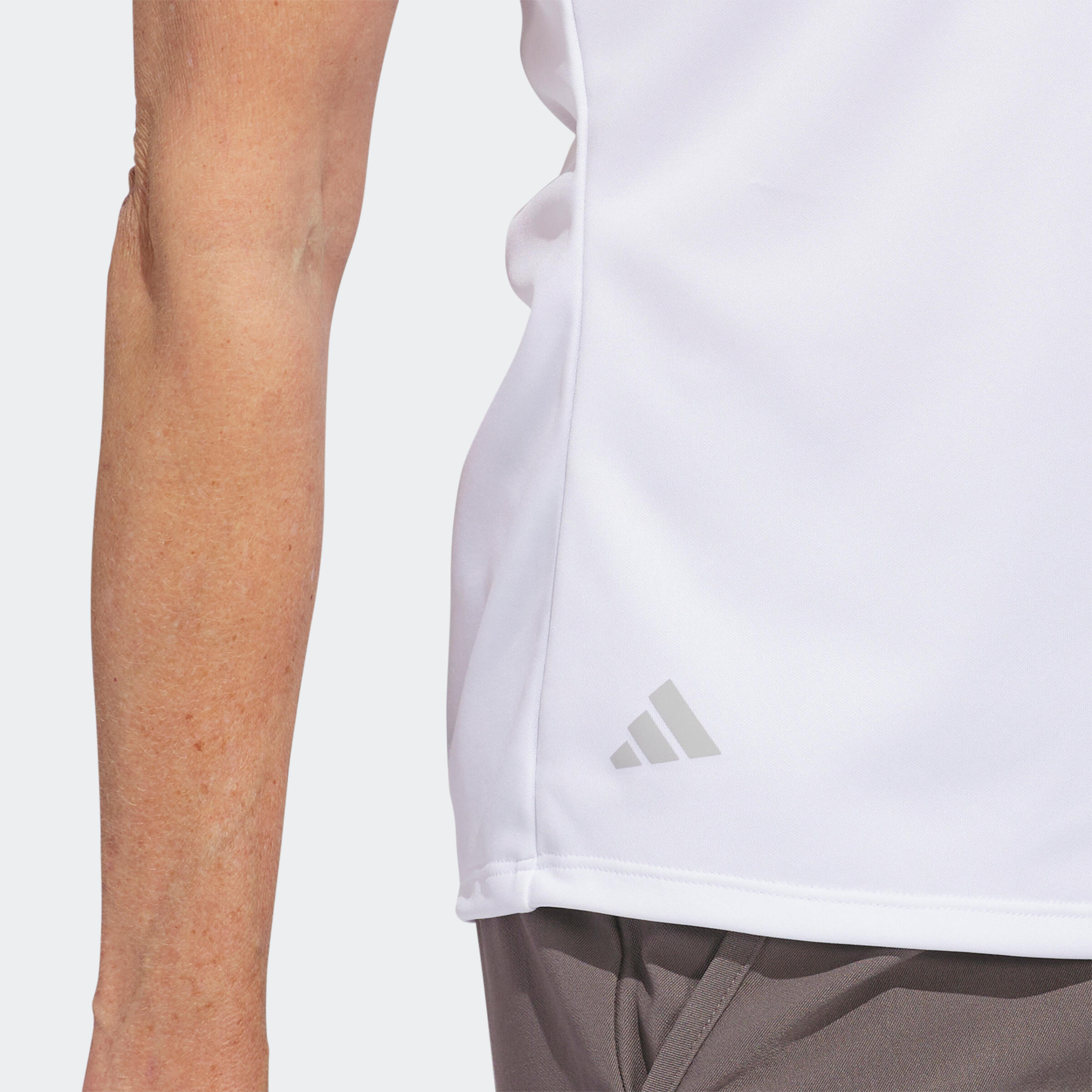 Polo golf mujer, adidas blanco 4/4