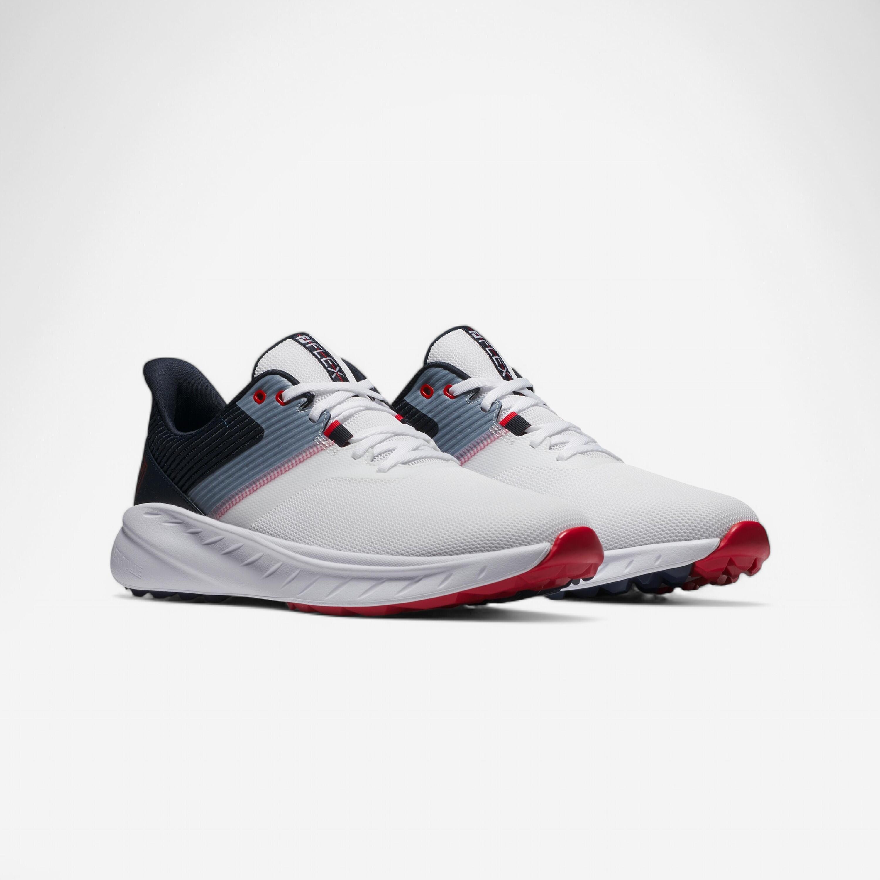 FOOTJOY Zapatos de golf hombre, Footjoy Flex blancos/marino