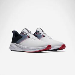 Chaussures de golf homme, Footjoy Flex blanches/marine