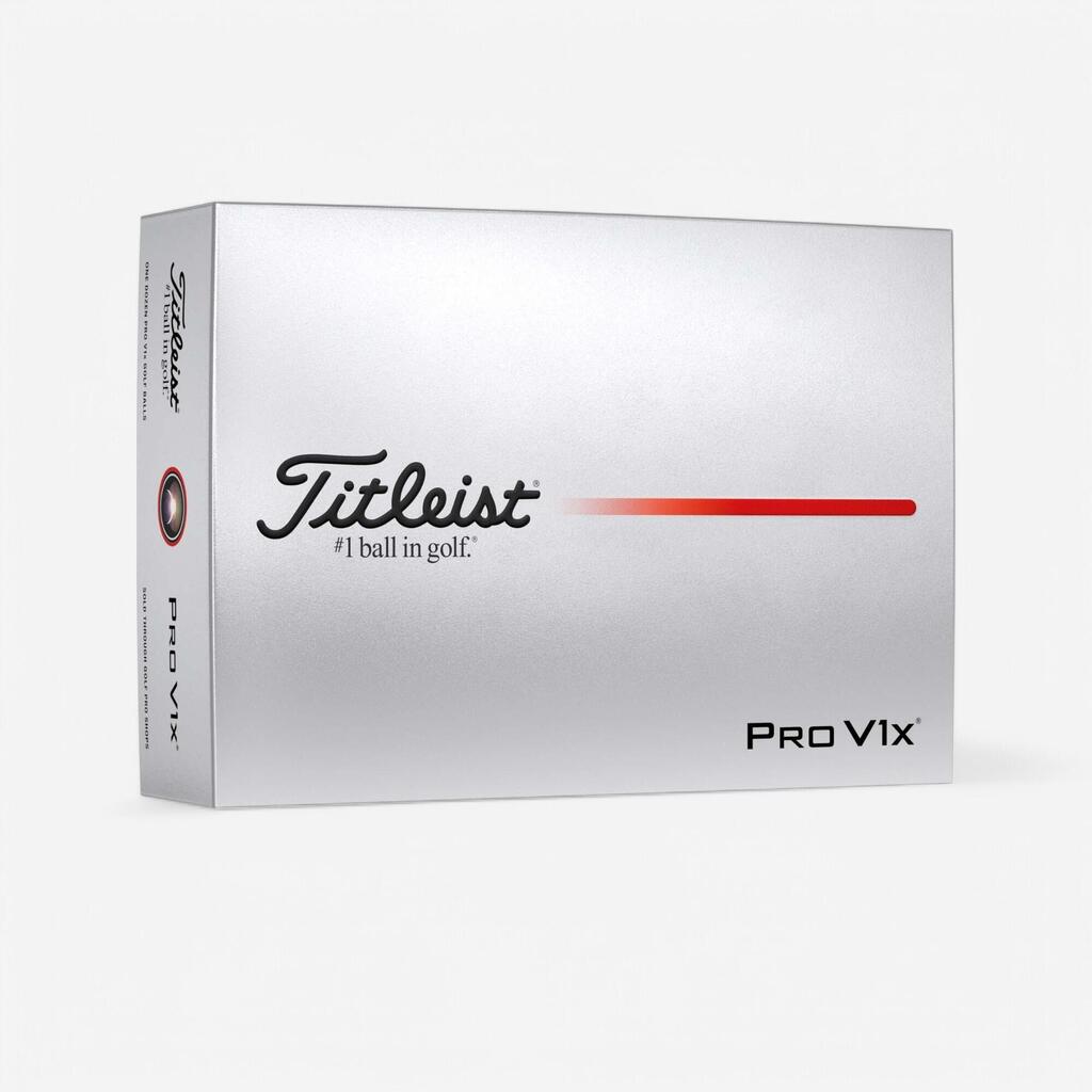 Žogice za golf x12, Titleist ProV1x bele