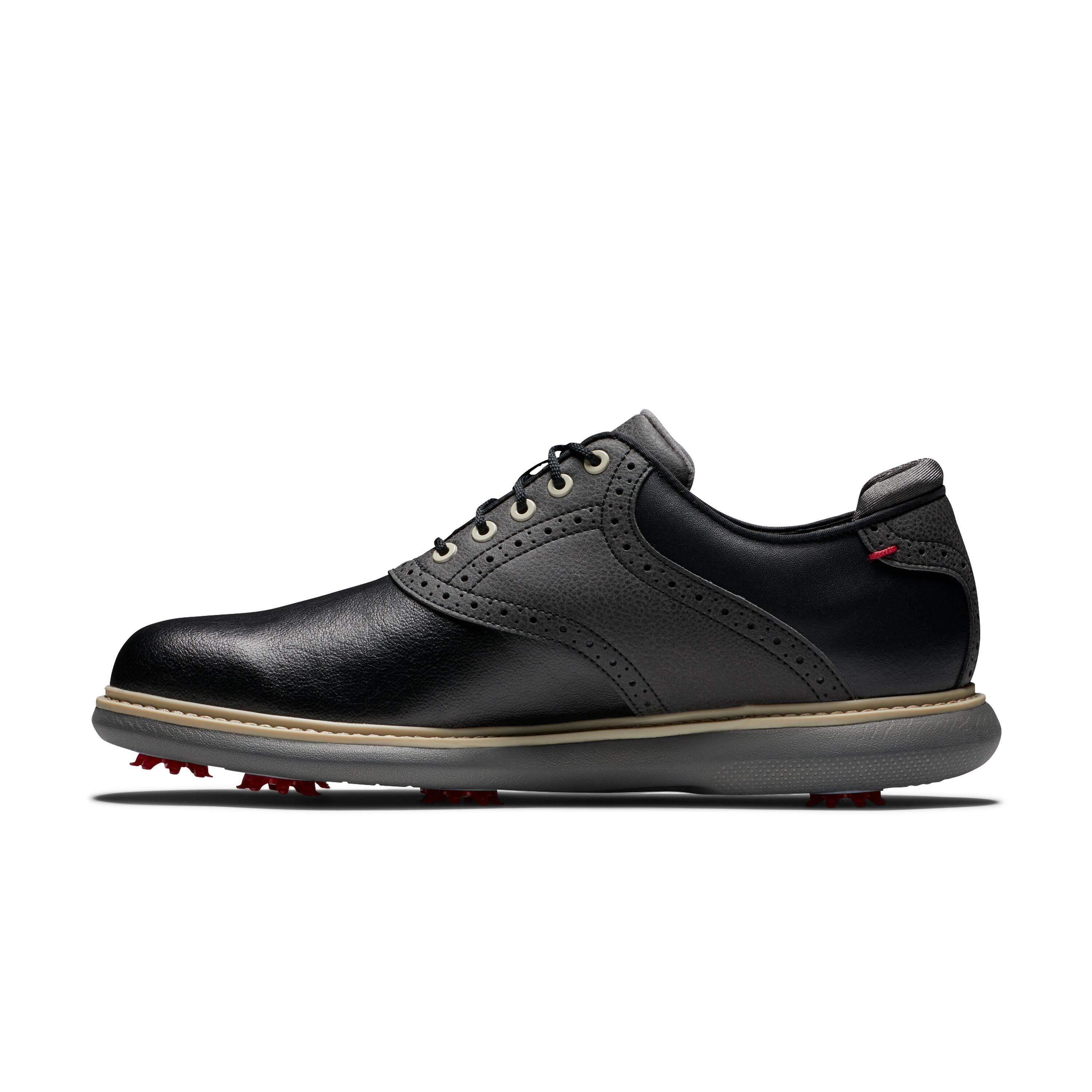 Chaussures de golf homme, Footjoy Traditions, noires 5/5