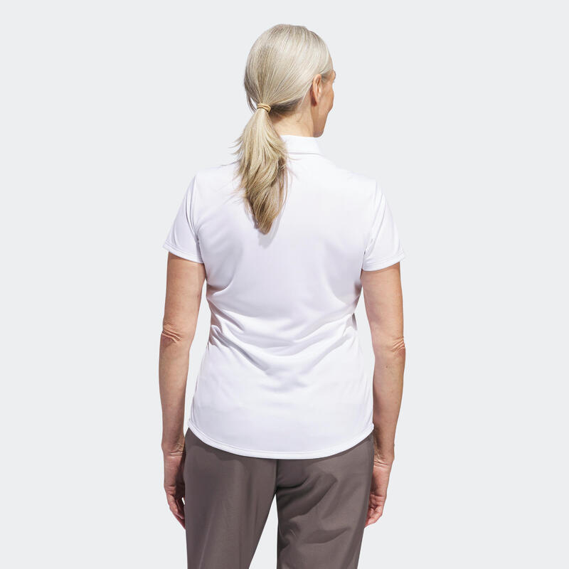 Tricou Polo golf Adidas Alb Damă