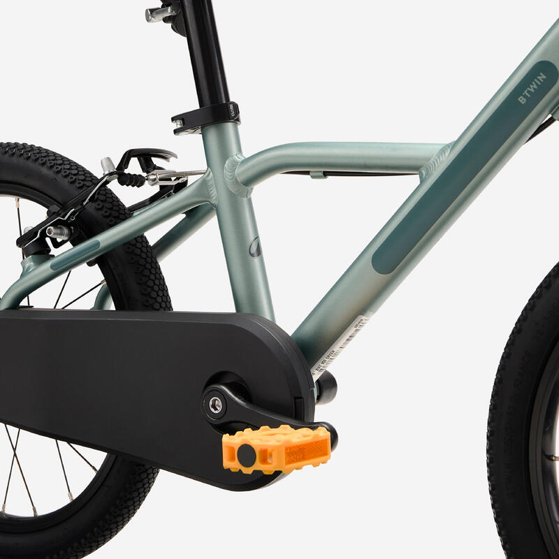 Bicicletă 16 inch 4-6 ani DISCOVER 900 Verde Copii