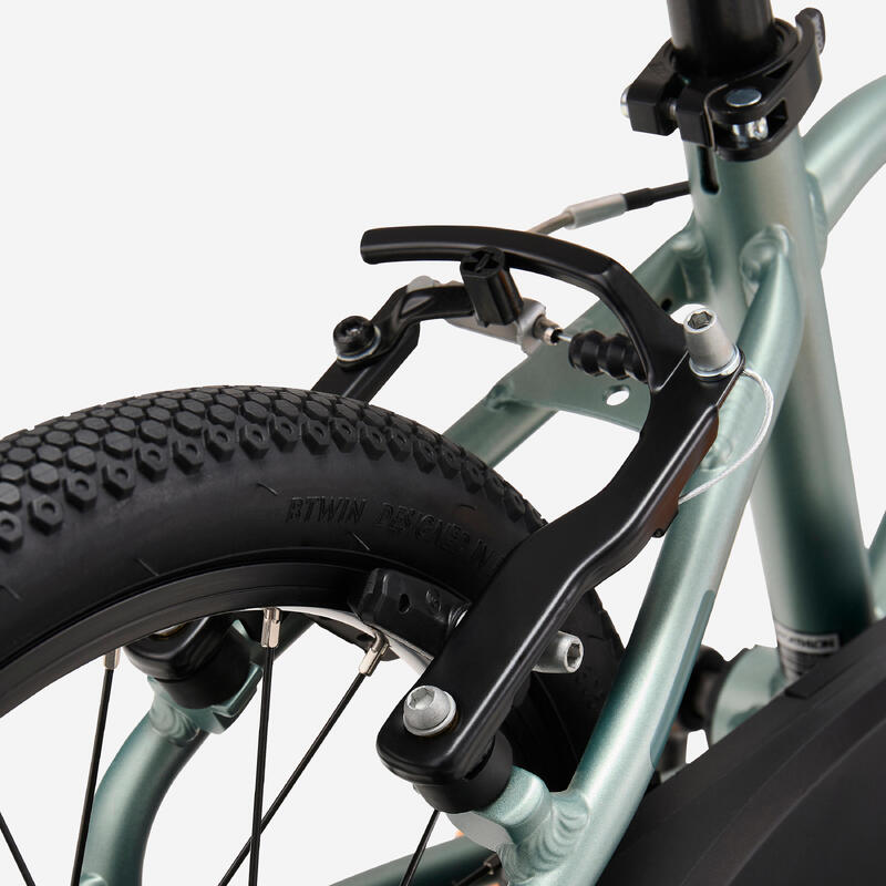Bicicletă 16 inch 4-6 ani DISCOVER 900 Verde Copii