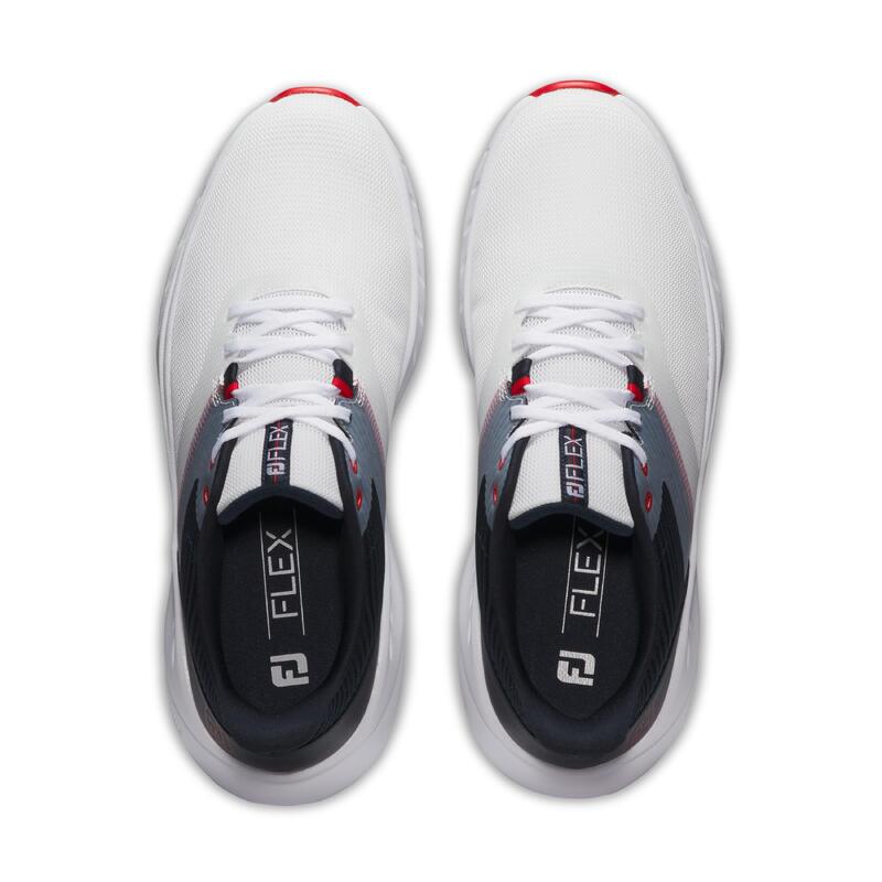Golfschoenen voor heren Flex wit/marineblauw