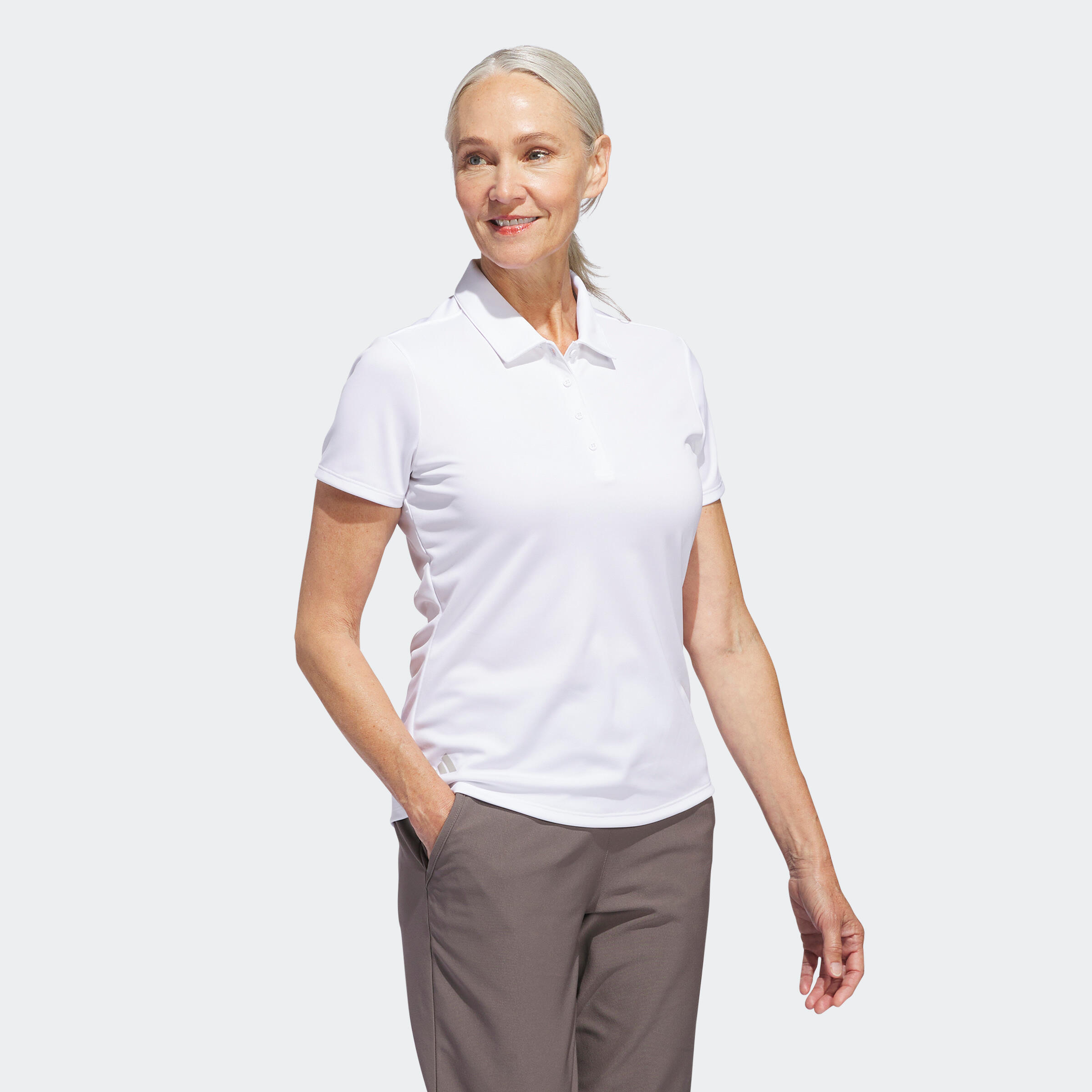 Adidas Damen Golf Poloshirt – weiß | 04067886271111 Adidas Damen Golf Poloshirt – weiß | 04067886271111