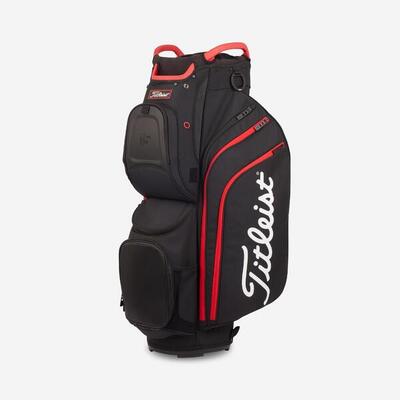 Sacca da golf per carrello Titleist STADRY CART 14 nero-rosso