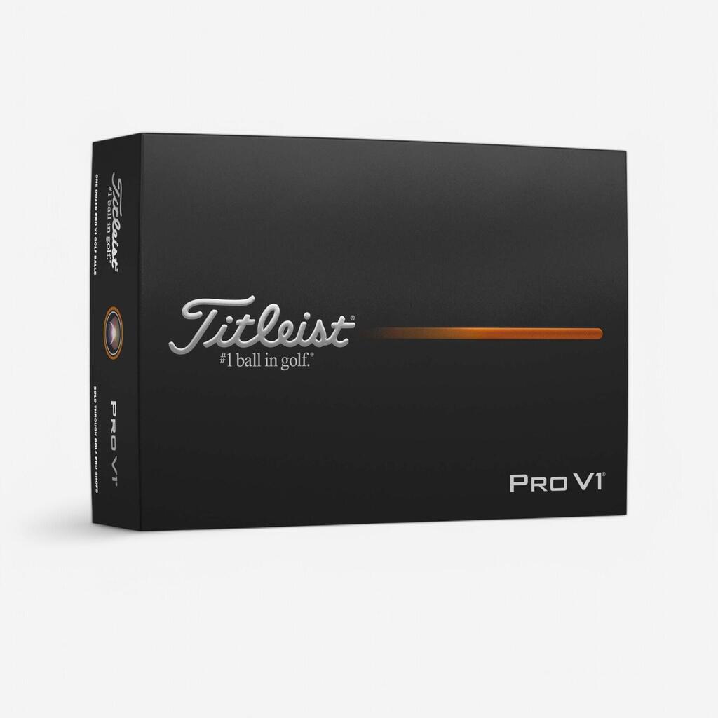 Žogice za golf x12, Titleist ProV1 rumene