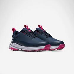 Chaussures golf femme, Footjoy Tour Rival, bleu rose
