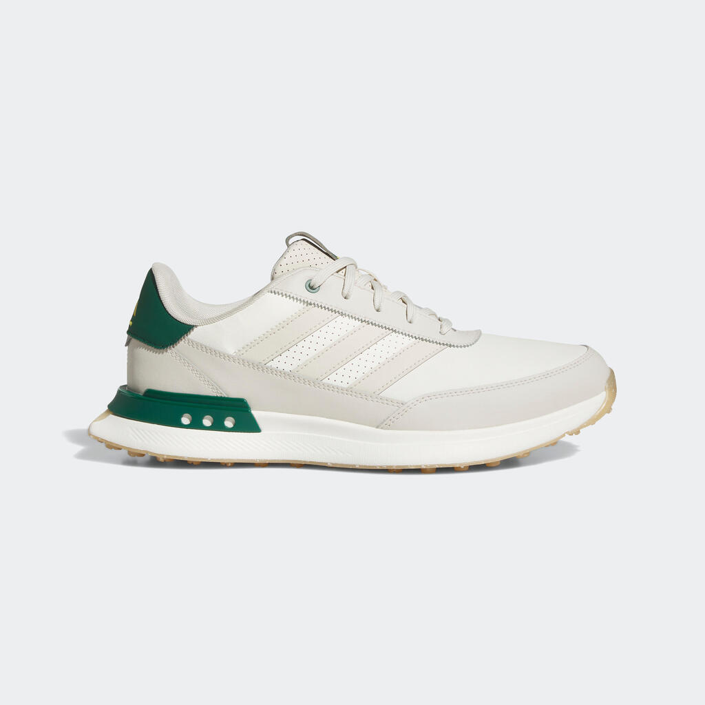 Moški vodoodporni čevlji za golf Adidas S2G bež zelena