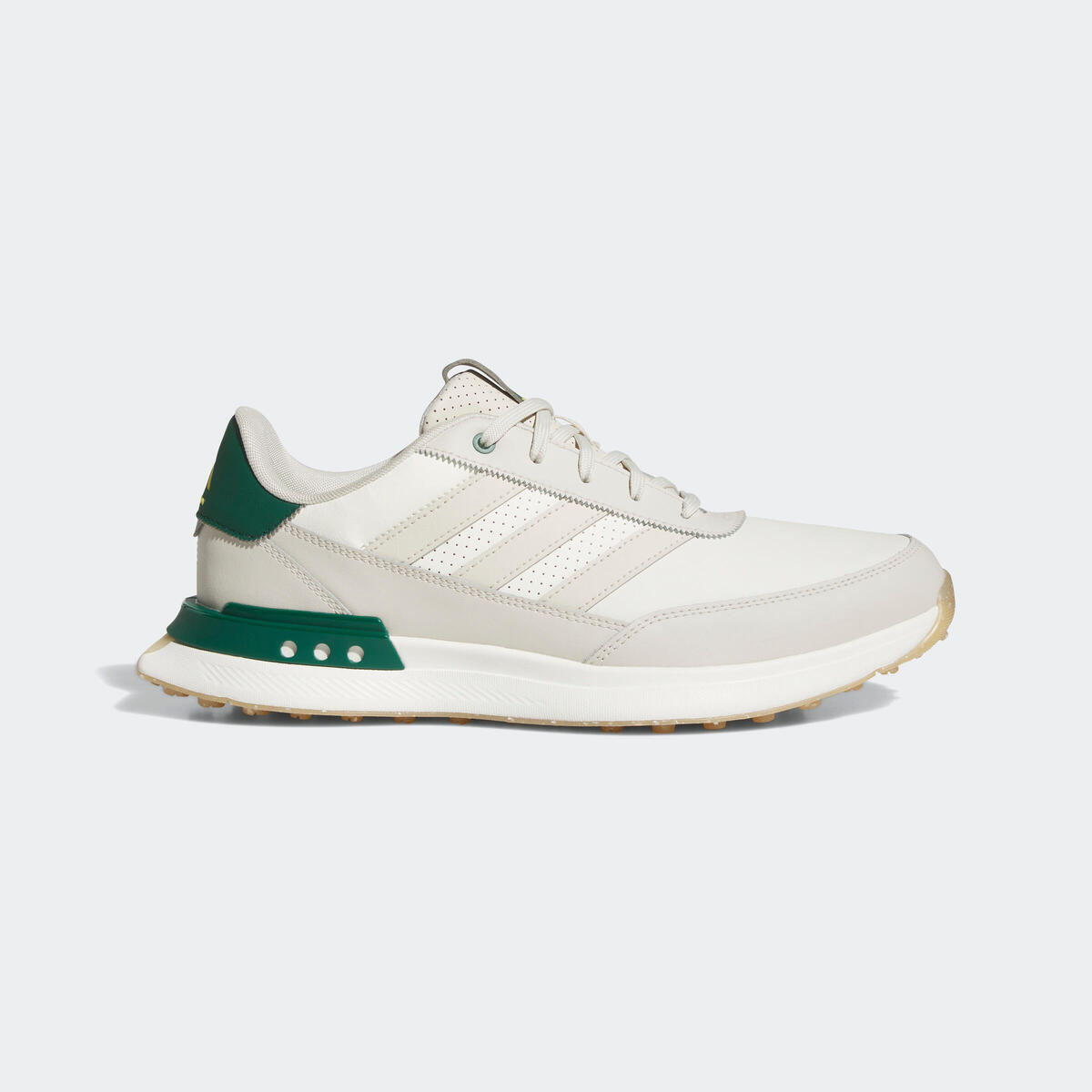 Chaussures golf homme, Adidas S2G beige vert