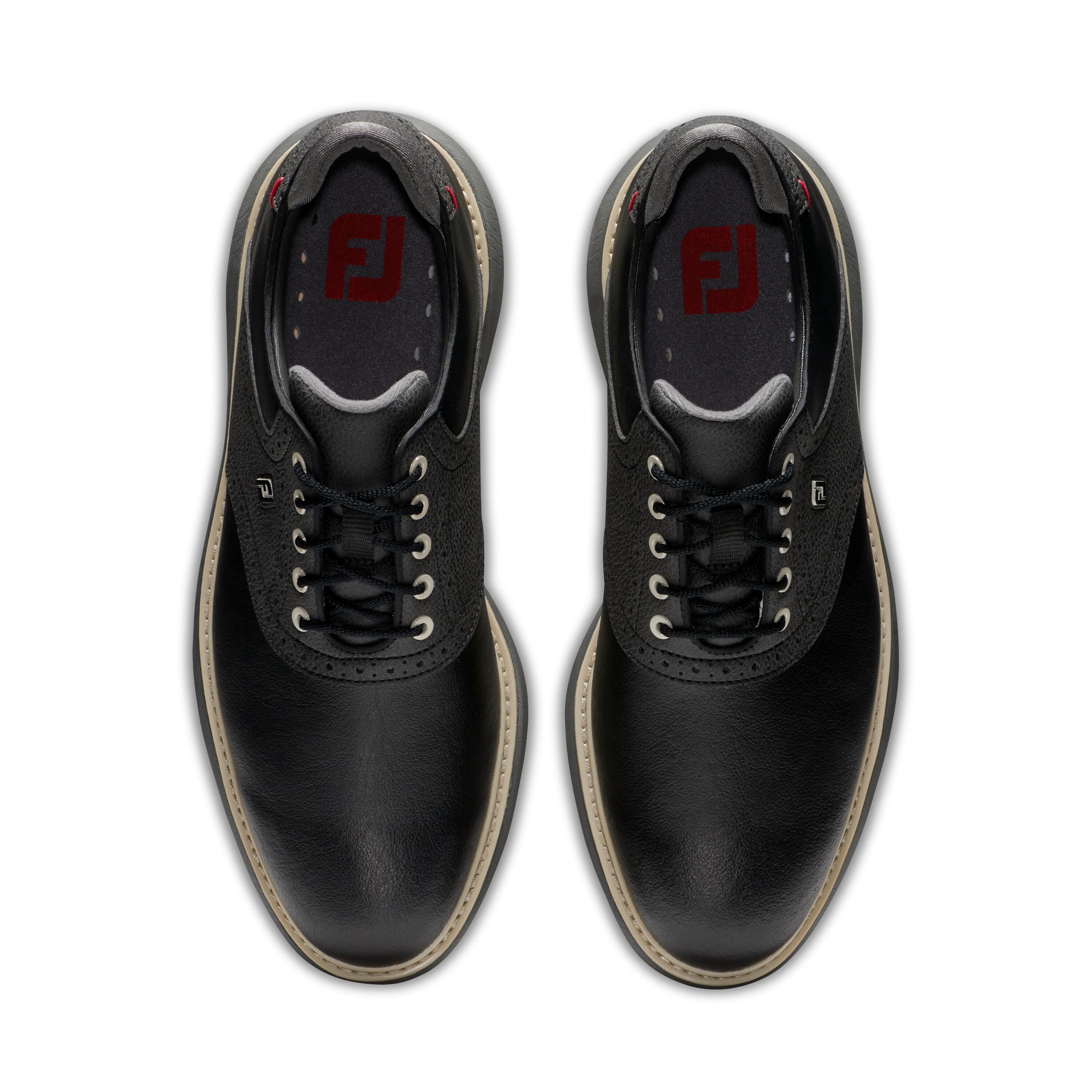 Chaussures de golf homme, Footjoy Traditions, noires 4/5