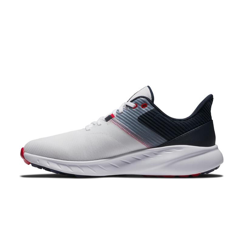 Golfschoenen voor heren Flex wit/marineblauw