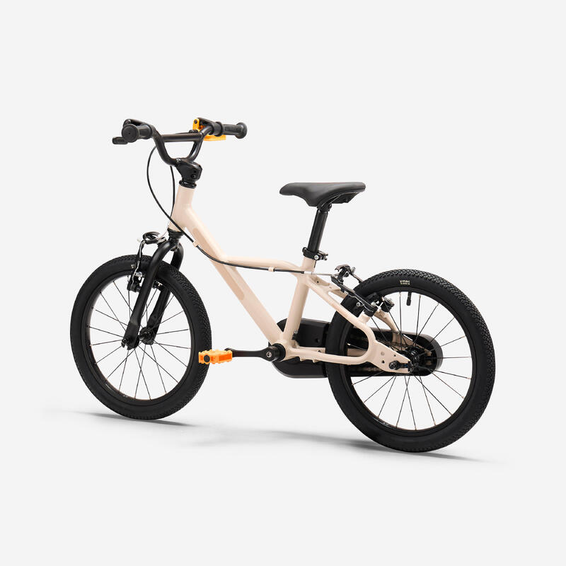 Bicicletă 16 inch 4-6 ani 6.5 kg DISCOVER 900 Bej Copii