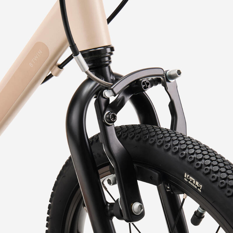 Bicicletă 16 inch 4-6 ani 6.5 kg DISCOVER 900 Bej Copii