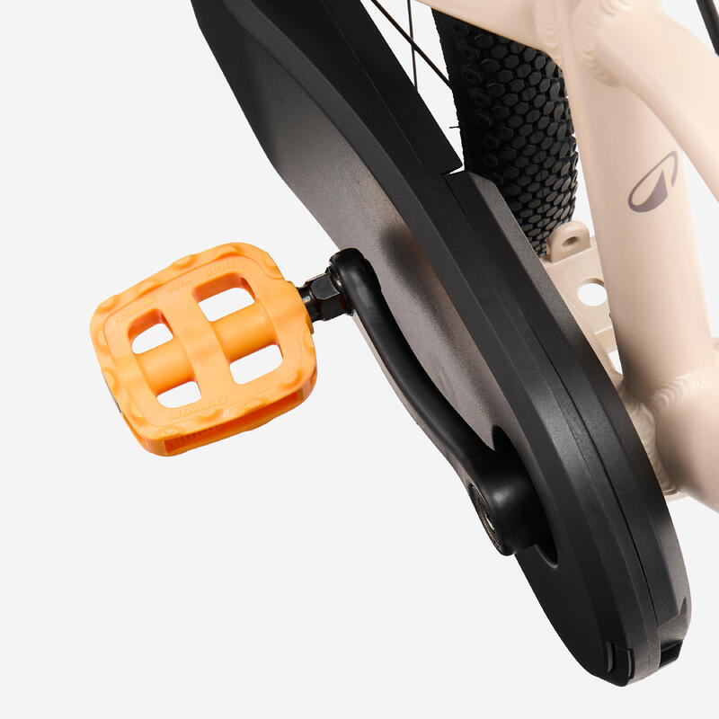 Bicicletă 16 inch 4-6 ani 6.5 kg DISCOVER 900 Bej Copii