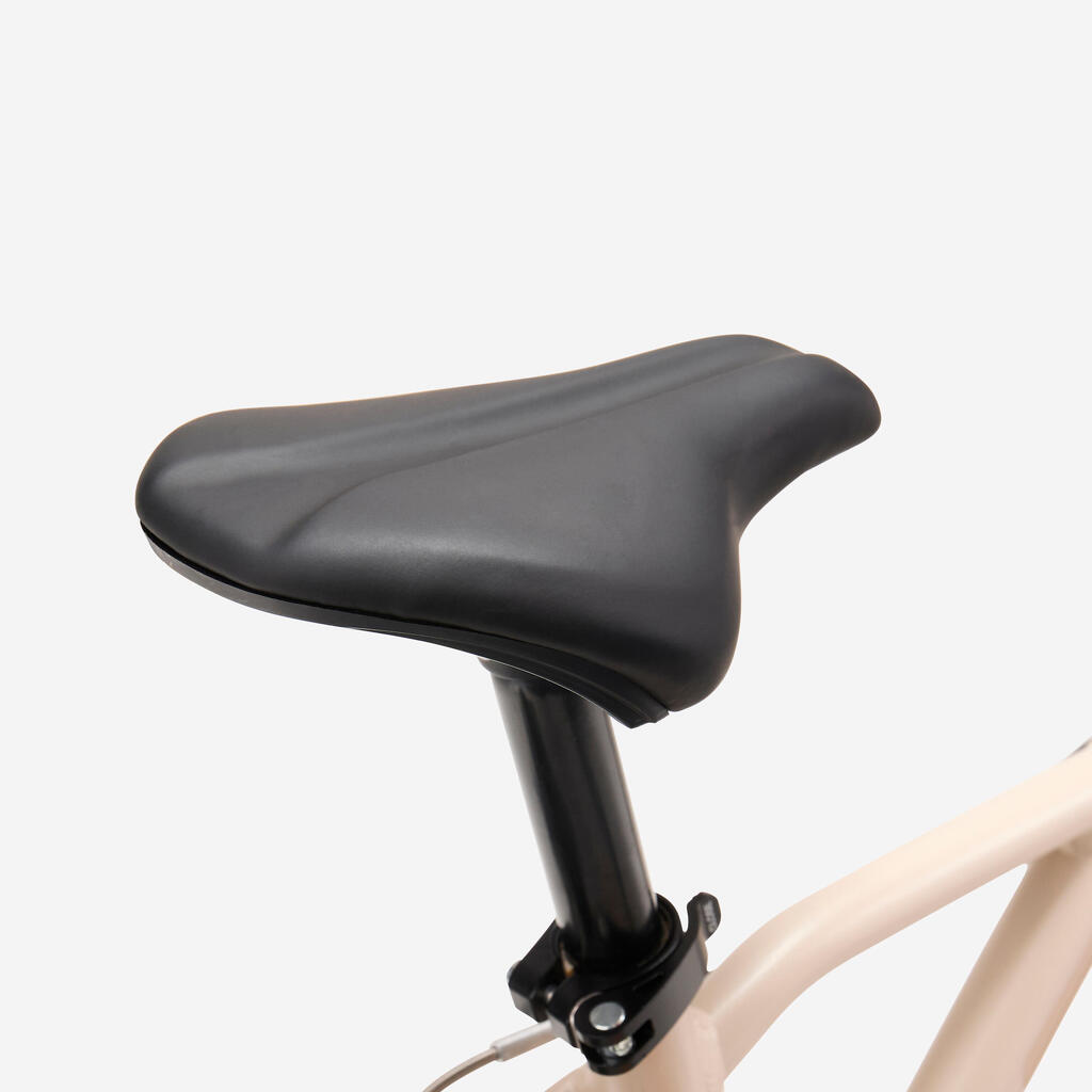 Bicicleta de 16 pulgadas beige para niños de 4 a 6 años Discover 900