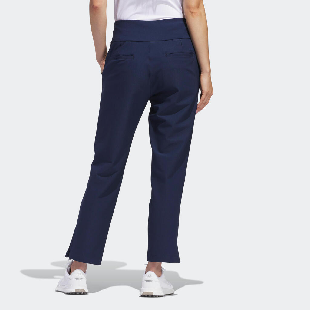 Women’s golf trousers, Adidas navy