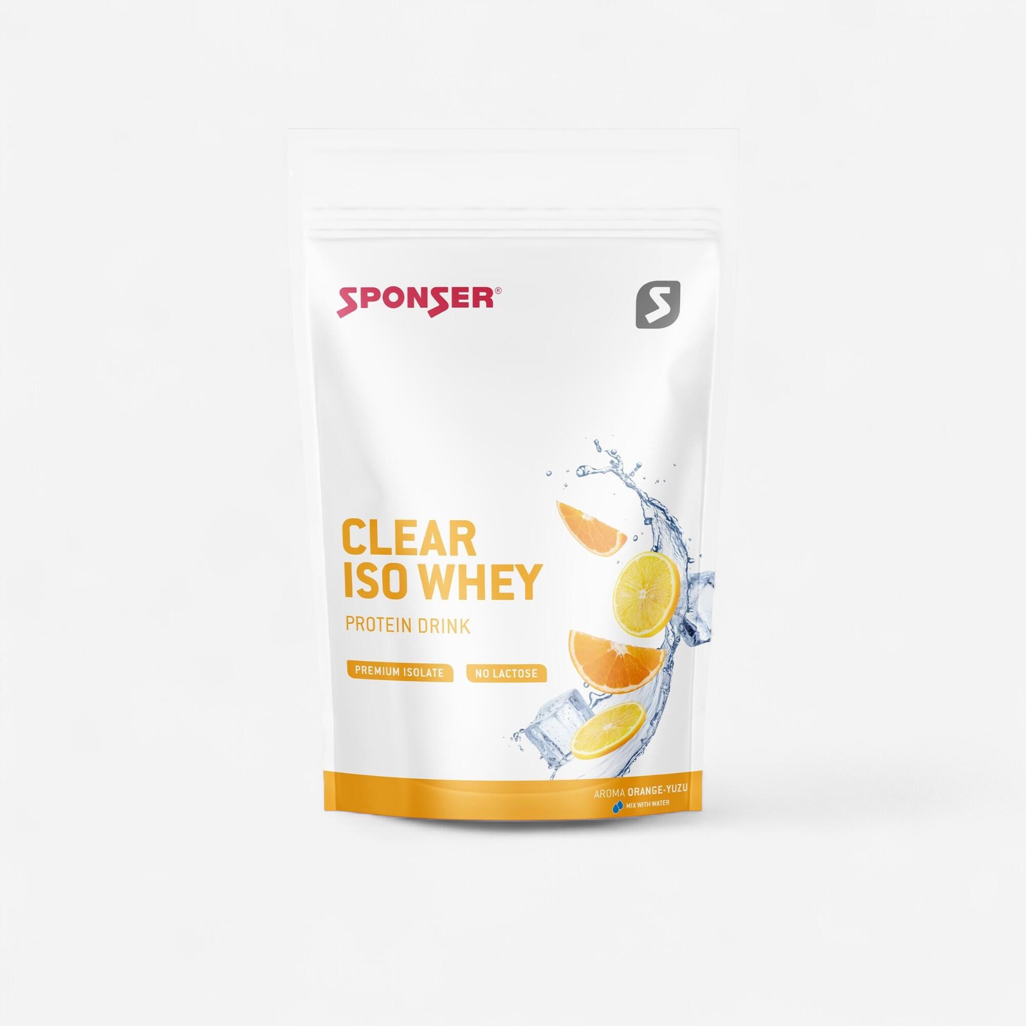 SPONSER CLEAR WHEY PROTEIN ALIMENTAZIONE SPORT. - CLEAR WHEY PROTEIN SPONSER ORANGE-YUZU