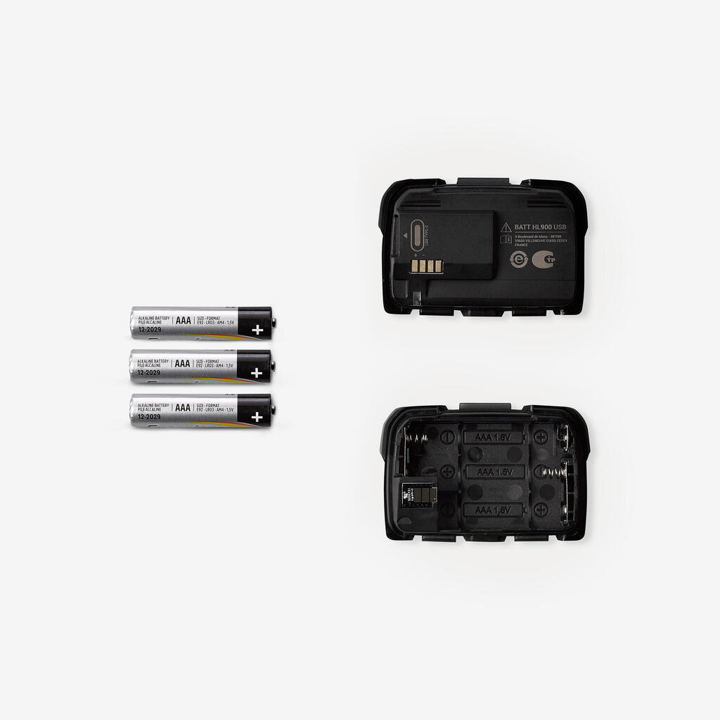 Naglavna svetilka HL900 USB V3 (600 lumnov)