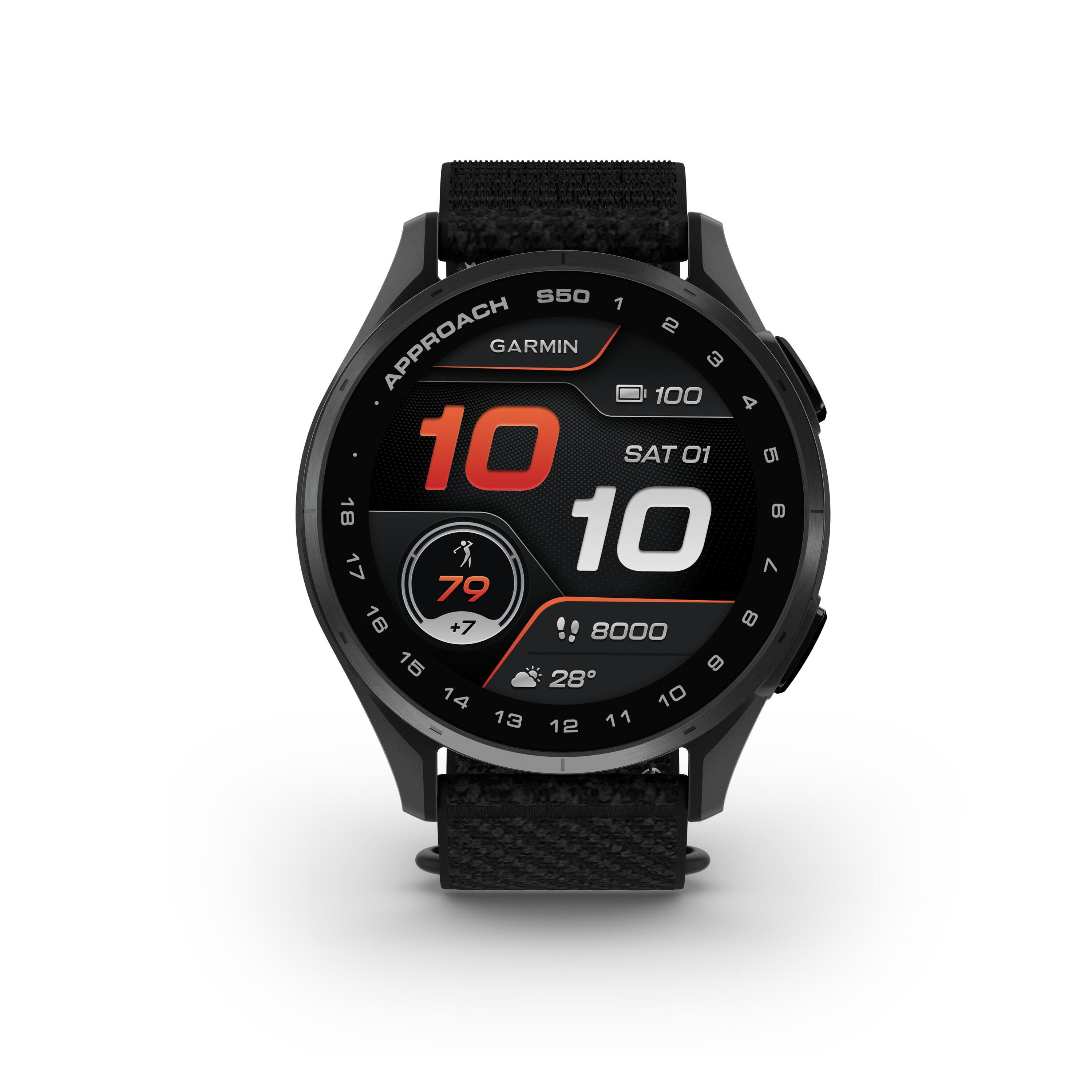 Golf GPS-Uhr Garmin Approach S50 - schwarz 9/9