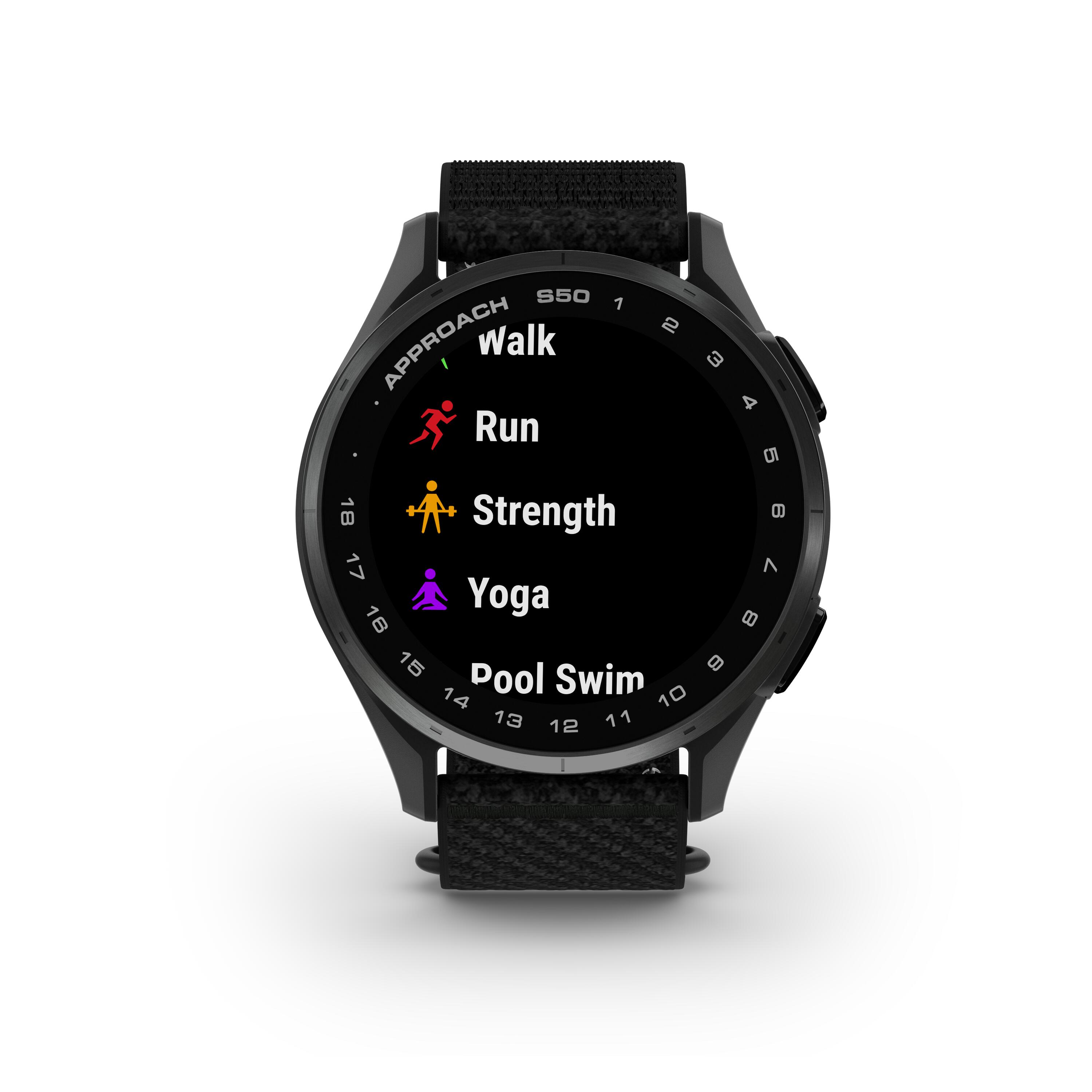 Golf GPS-Uhr Garmin Approach S50 - schwarz 8/9