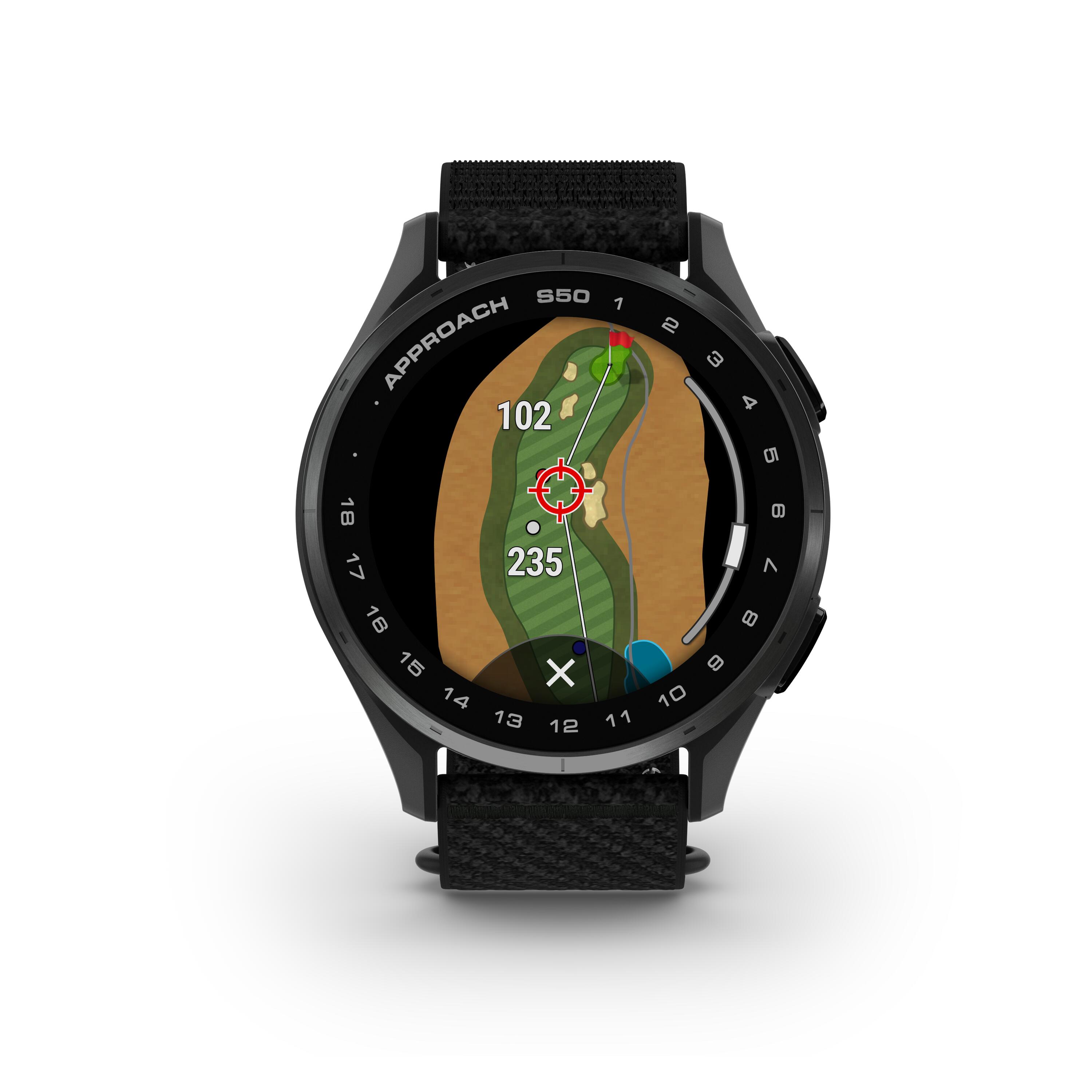 Golf GPS-Uhr Garmin Approach S50 - schwarz 5/9