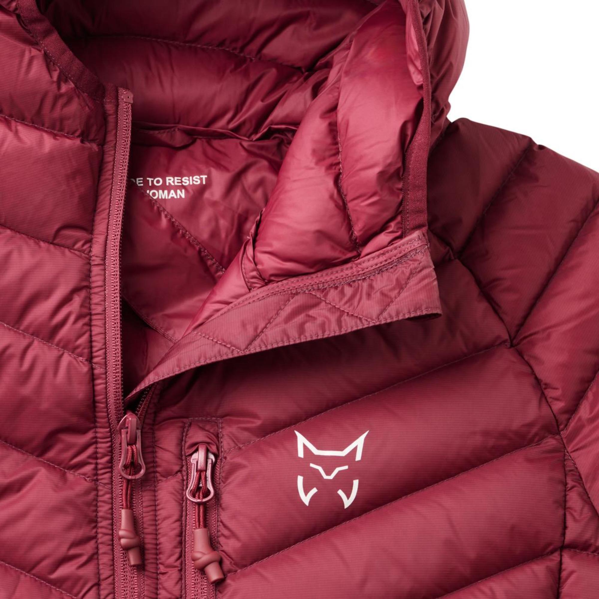Plumífero de montaña y trekking con capucha Mujer Altus Denali J30 - CD 4/6
